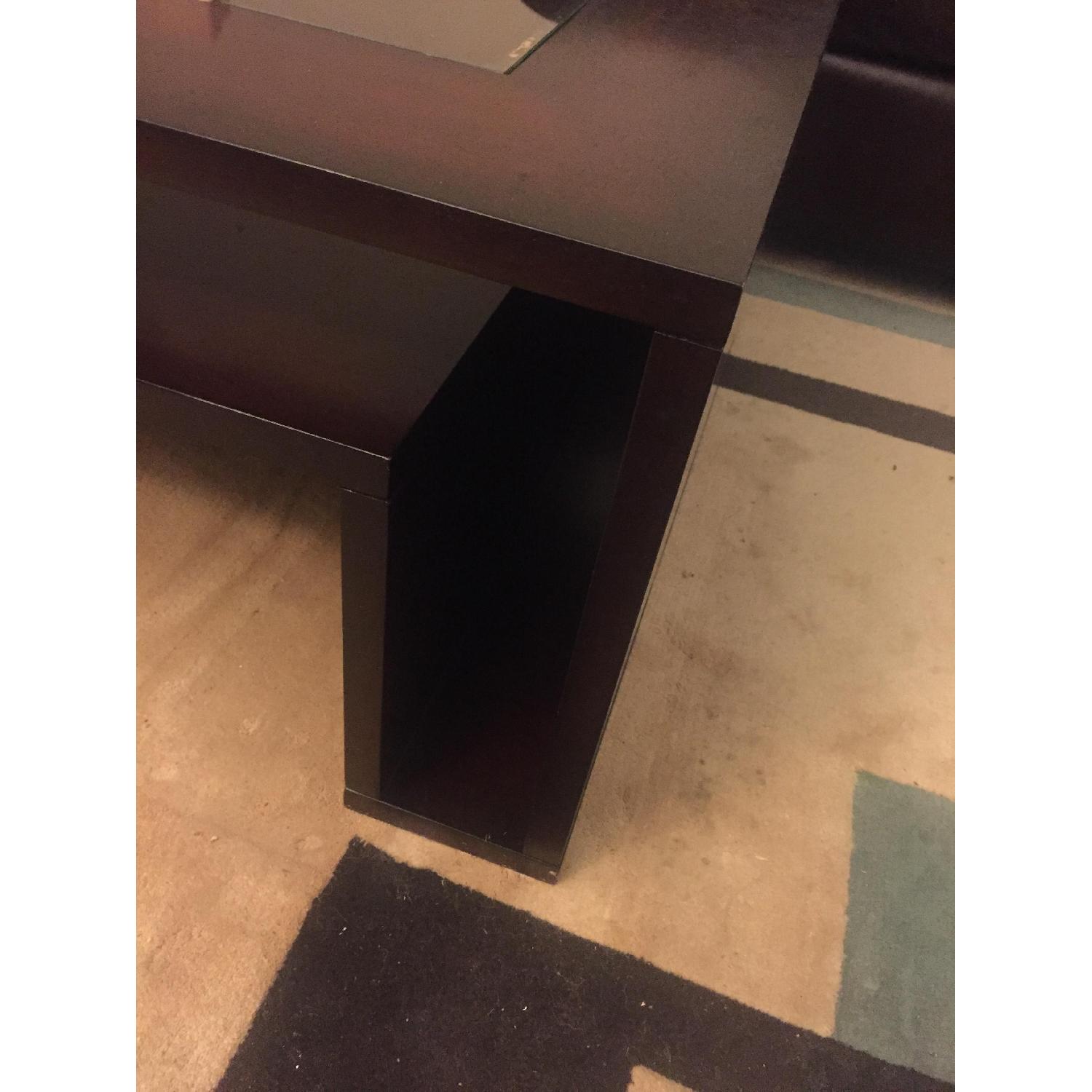 Macy's Wood/Glass Coffee Table - image-4