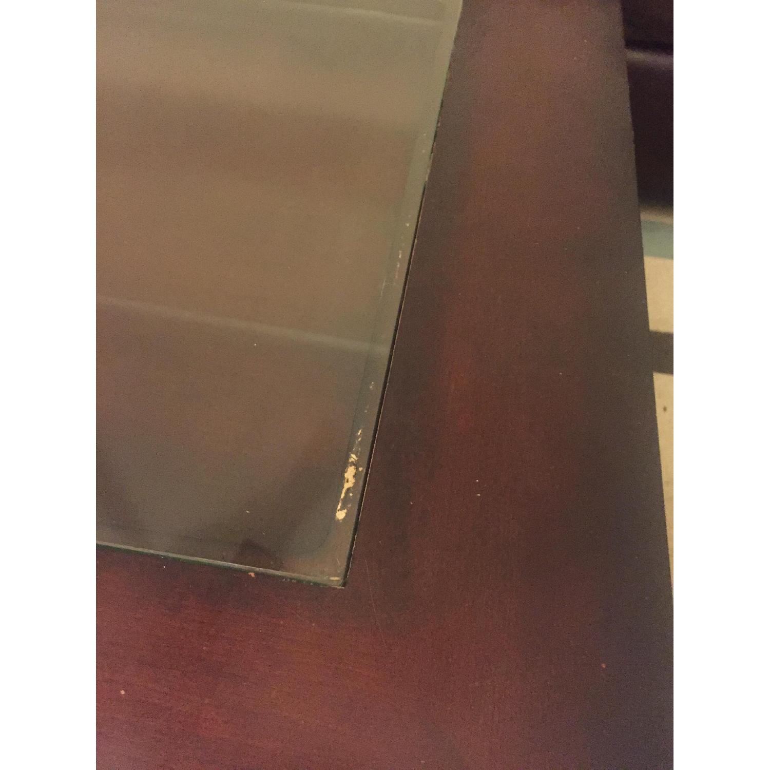 Macy's Wood/Glass Coffee Table - image-5