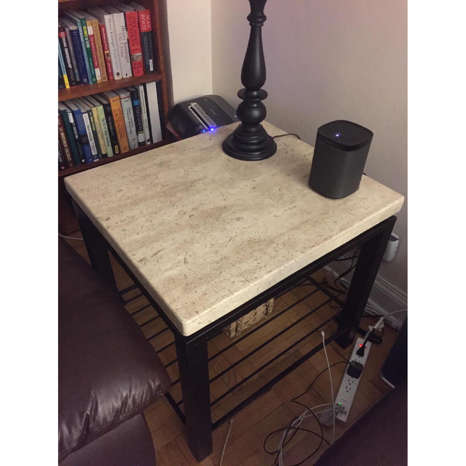 Macy's Tempo Rectangle Coffee + End Table - image-1