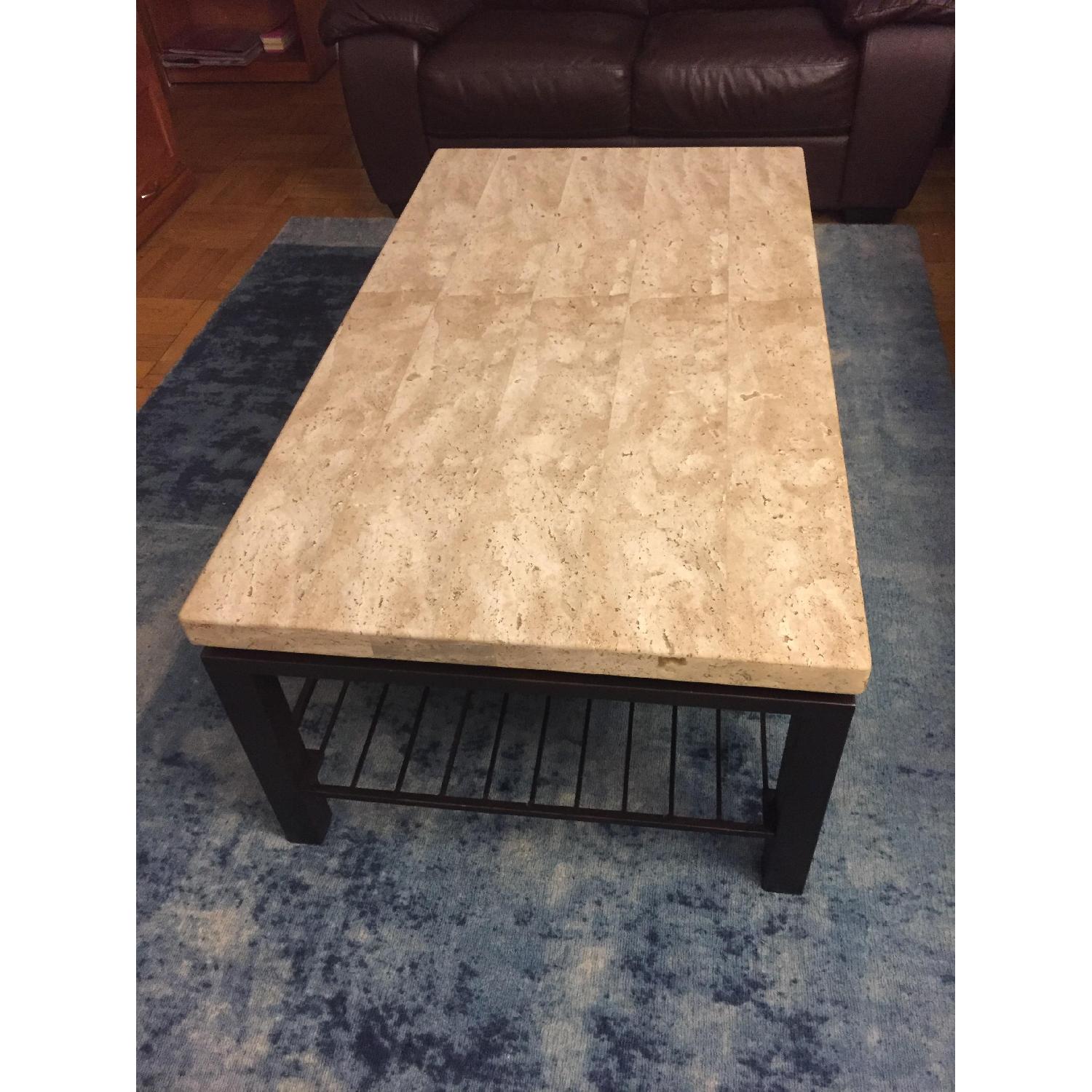 Macy's Tempo Rectangle Coffee + End Table - image-3