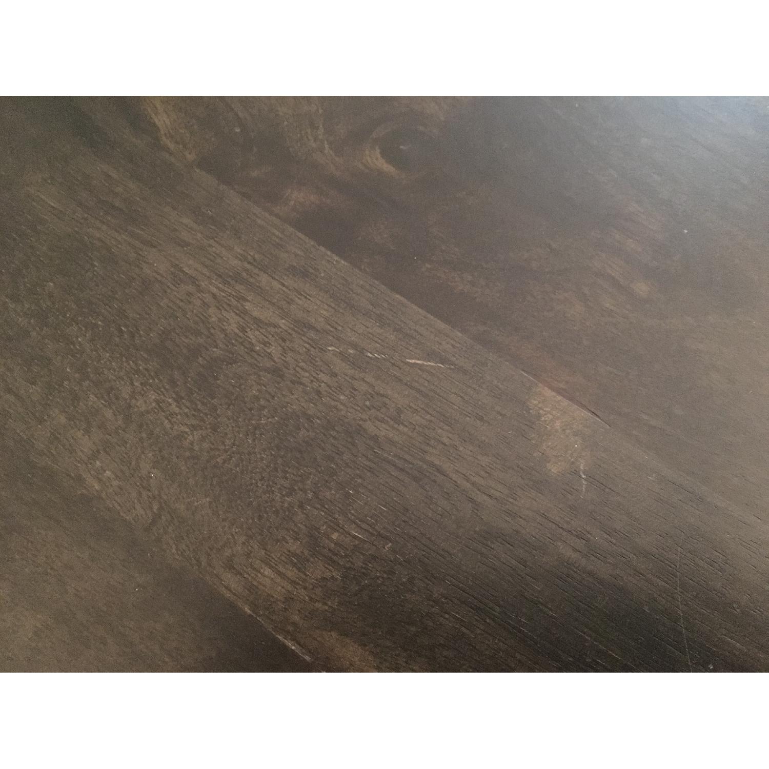 CB2 Round Wood & Metal Dining Table - image-4