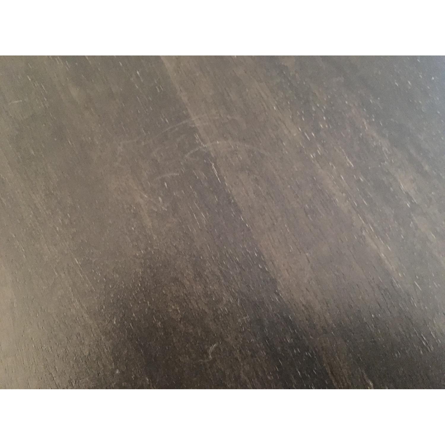 CB2 Round Wood & Metal Dining Table - image-5