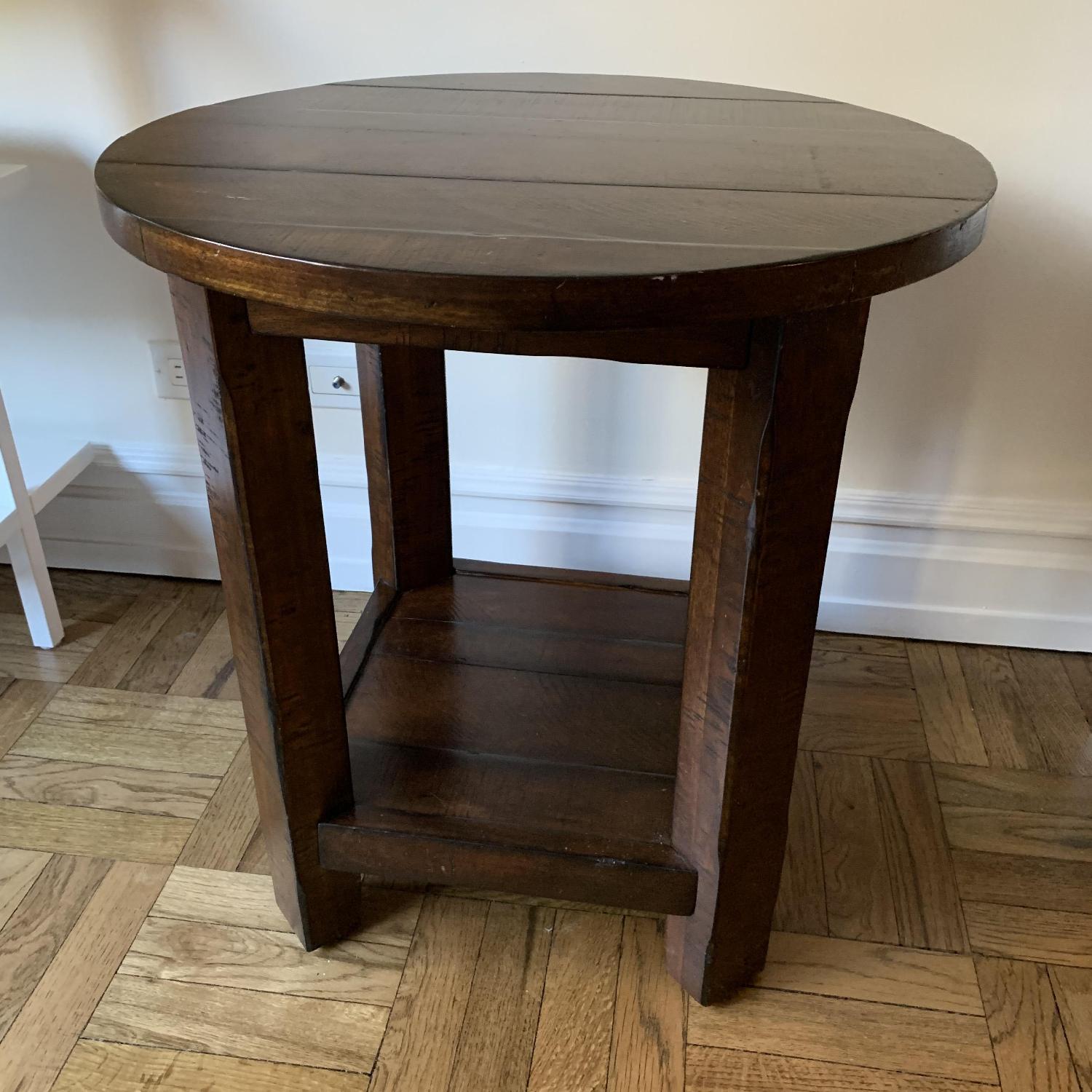 Pottery Barn Benchwright Coffee Table + End Table AptDeco