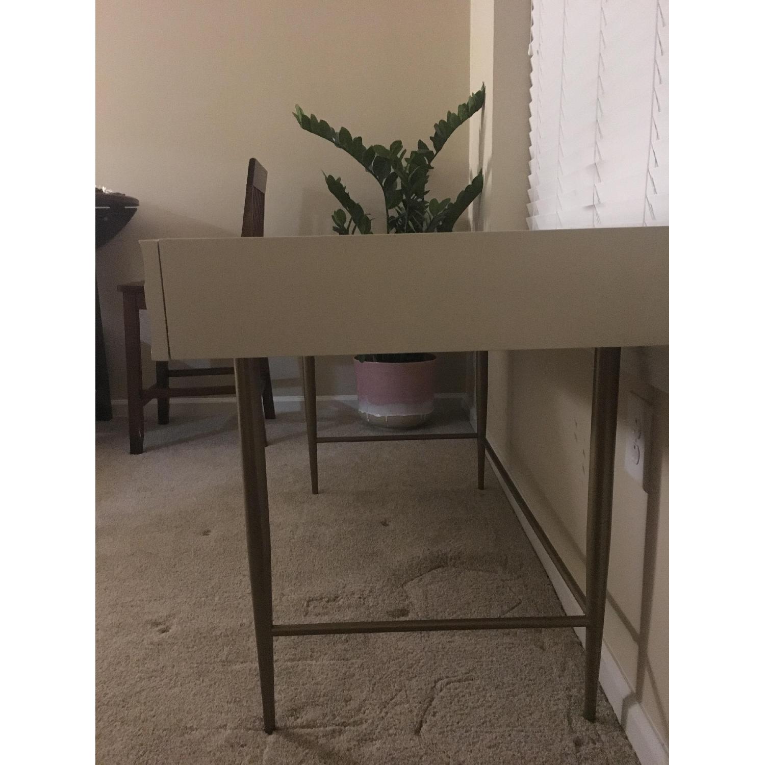 West Elm Audrey Desk in Parchment AptDeco