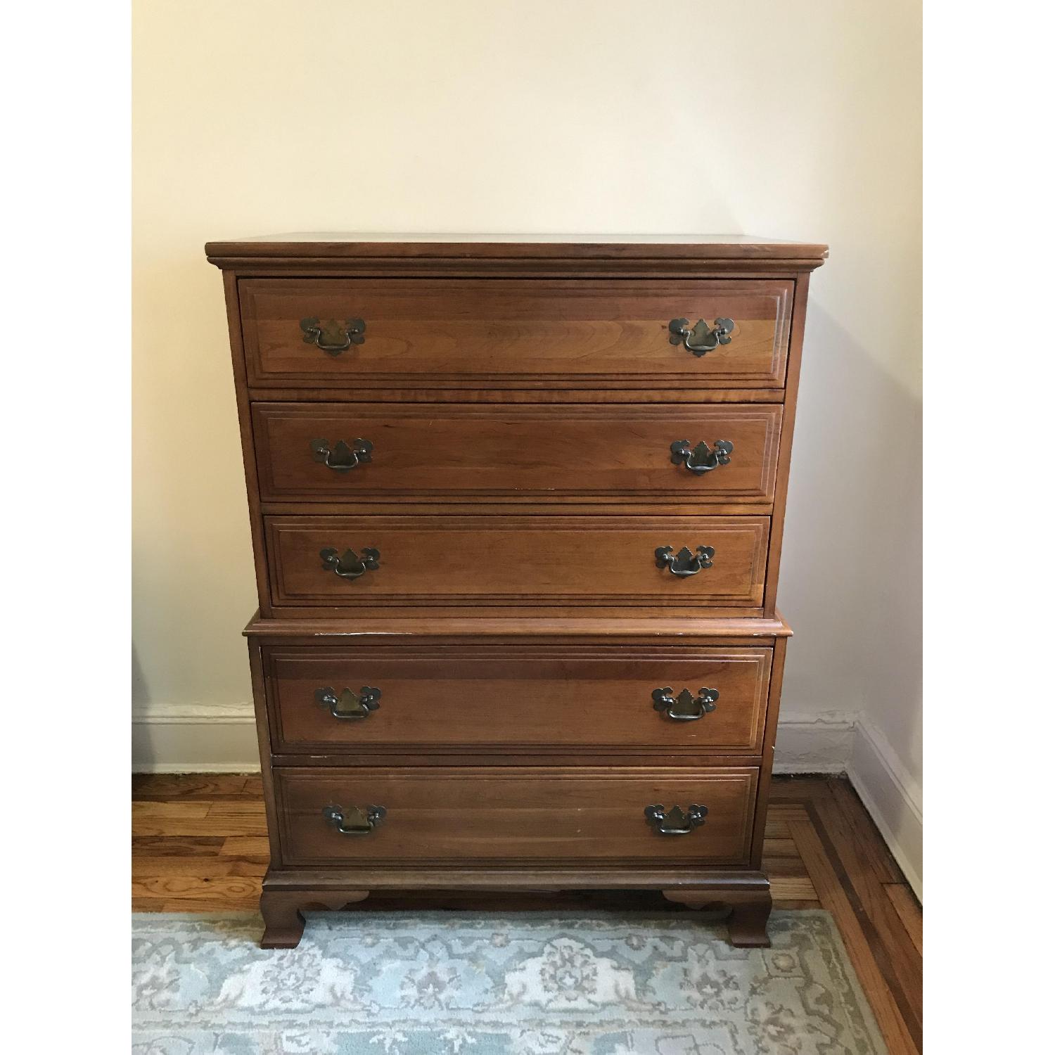 Davis Cabinet Company Solid Cherry Wood Dresser - image-9