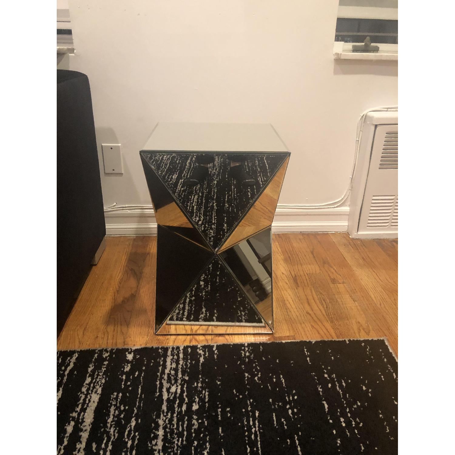 Mirror Side Table AptDeco