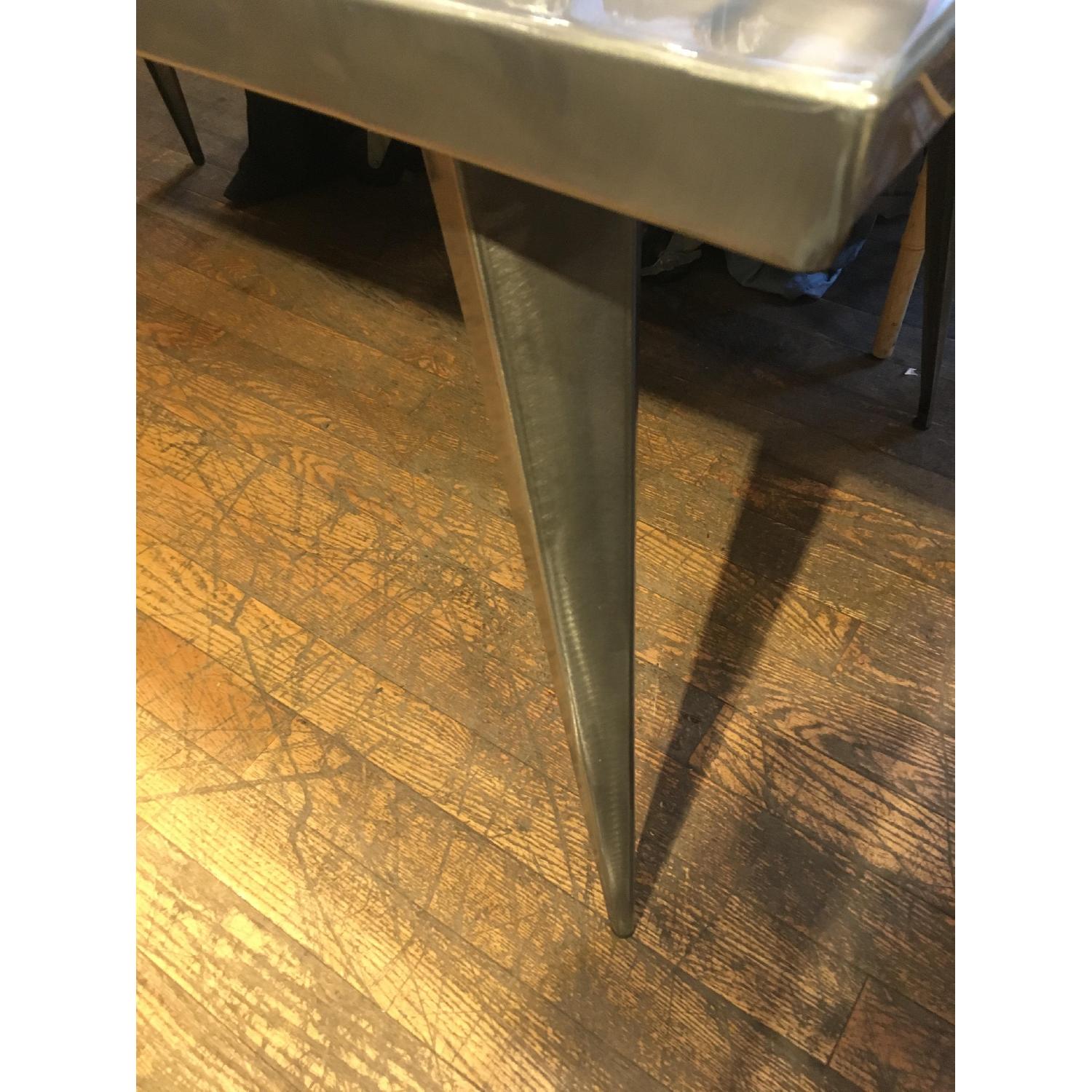 Metal Dining Table w/ Protective Glaze Coating - image-2