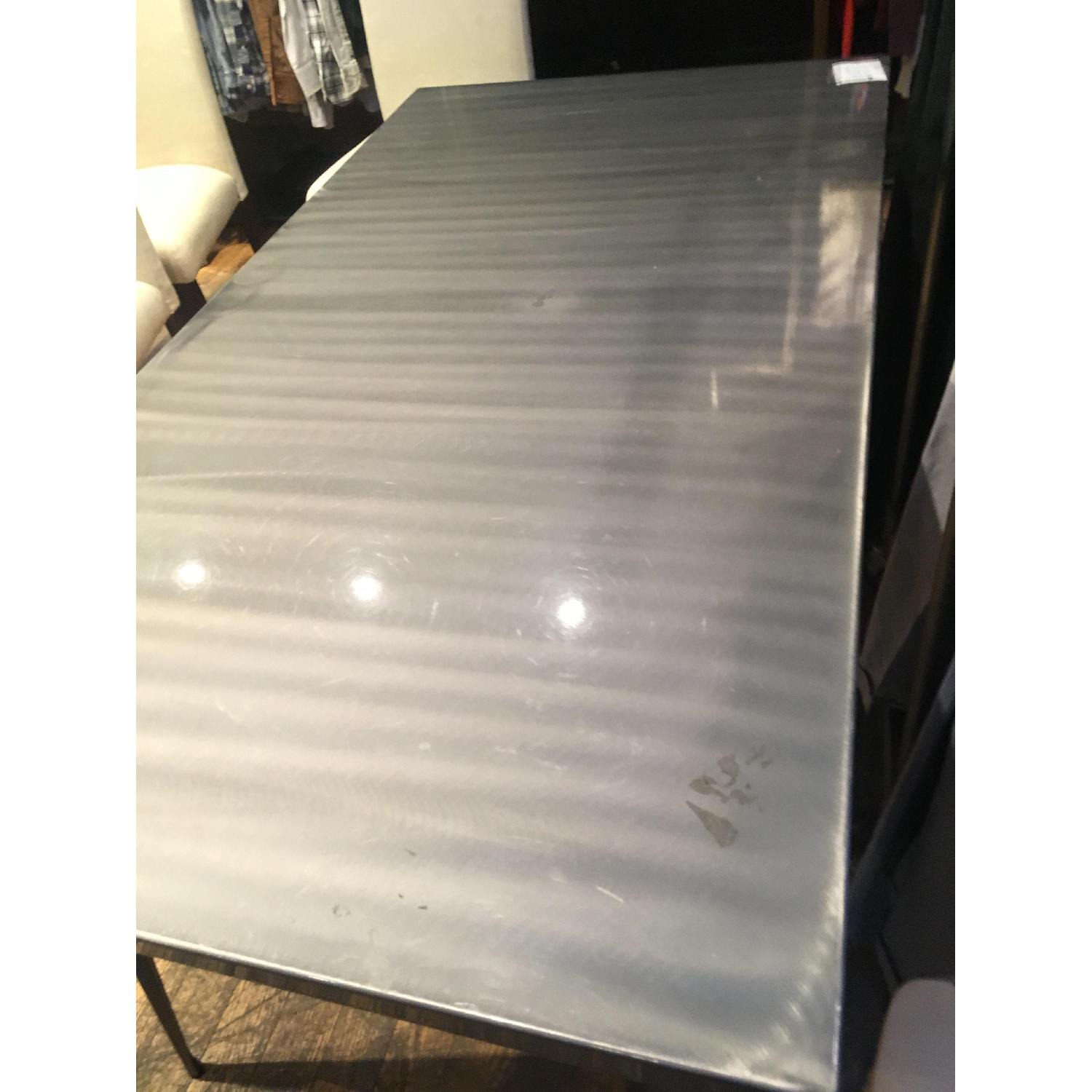 Metal Dining Table w/ Protective Glaze Coating AptDeco