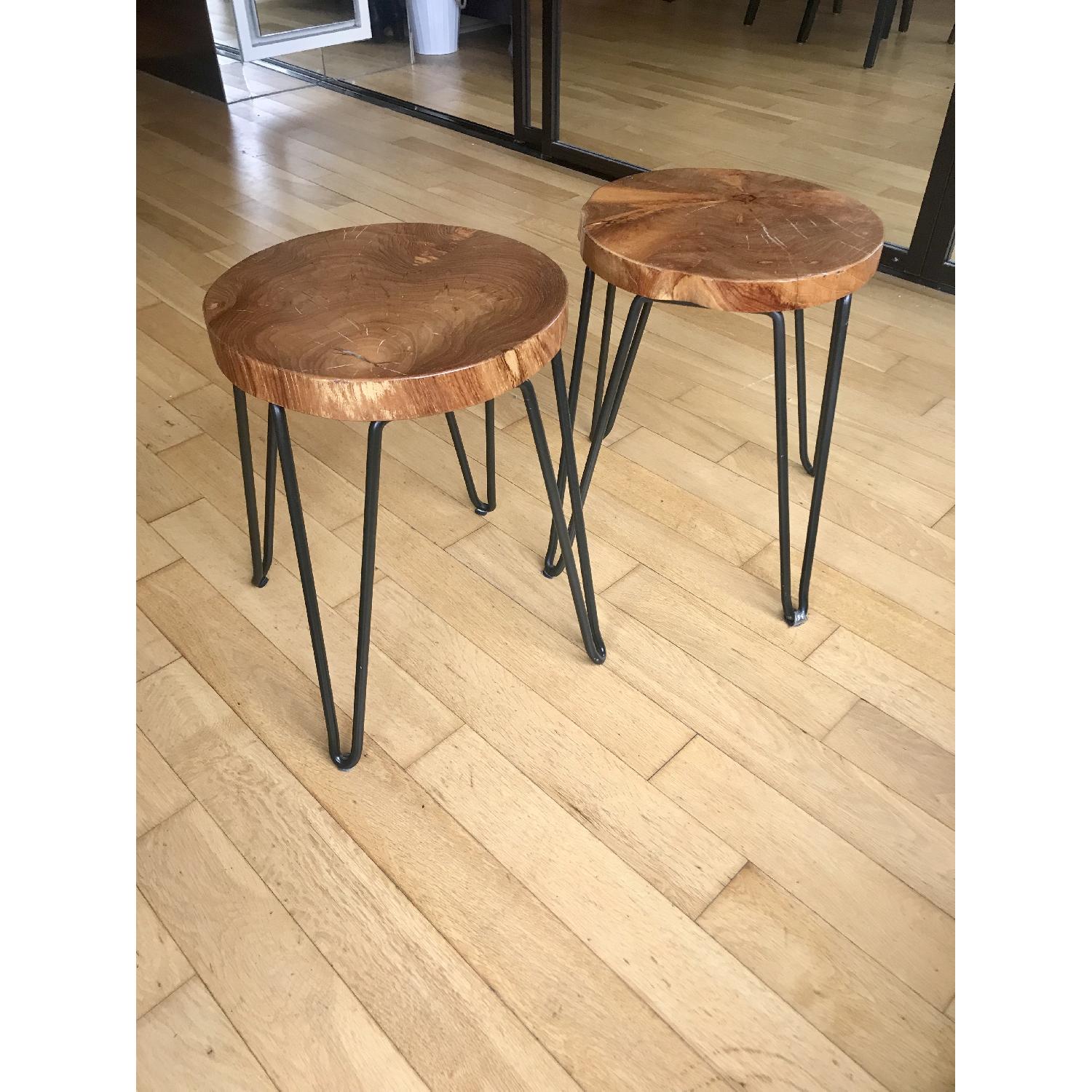 Crate & Barrel Origin Counter Stools - image-1