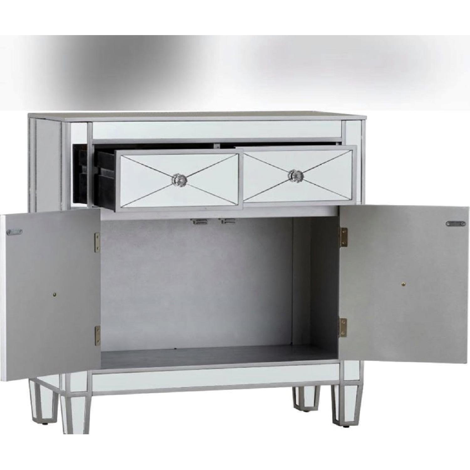 Joss & Main Mirrored 2 Drawer Accent Cabinet - image-1