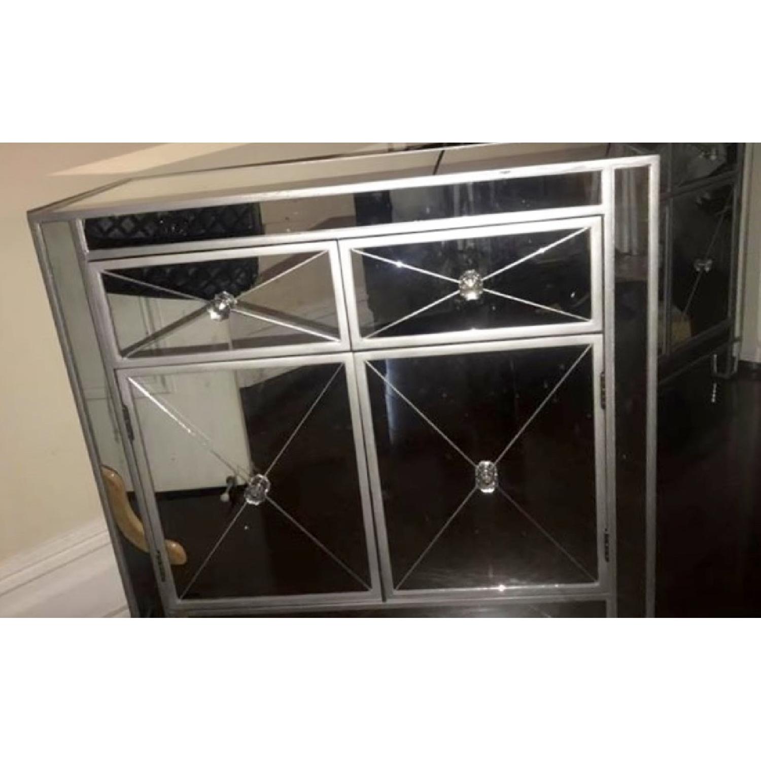 Joss & Main Mirrored 2 Drawer Accent Cabinet - image-2