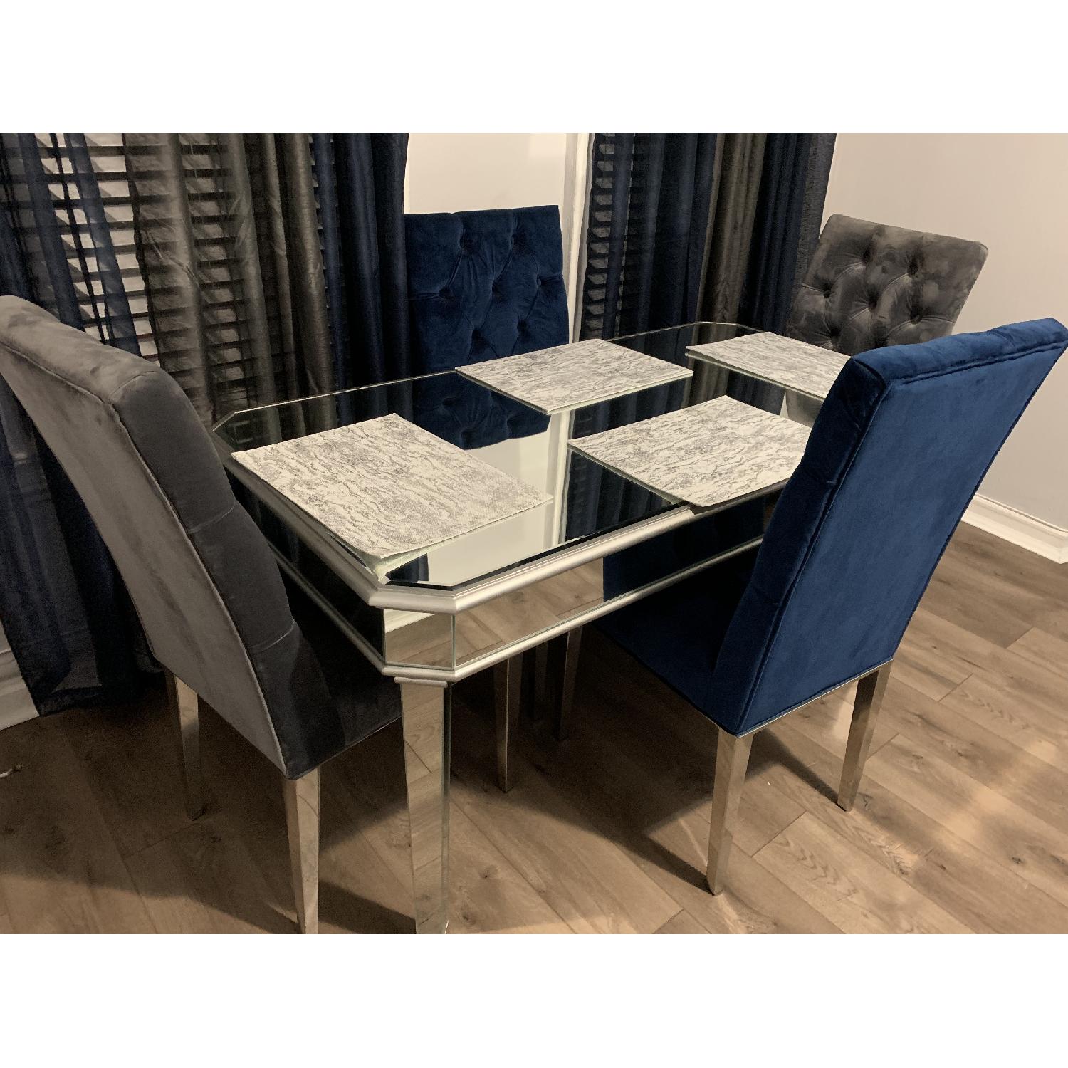 Mirrored 5-Piece Dining Set - image-1