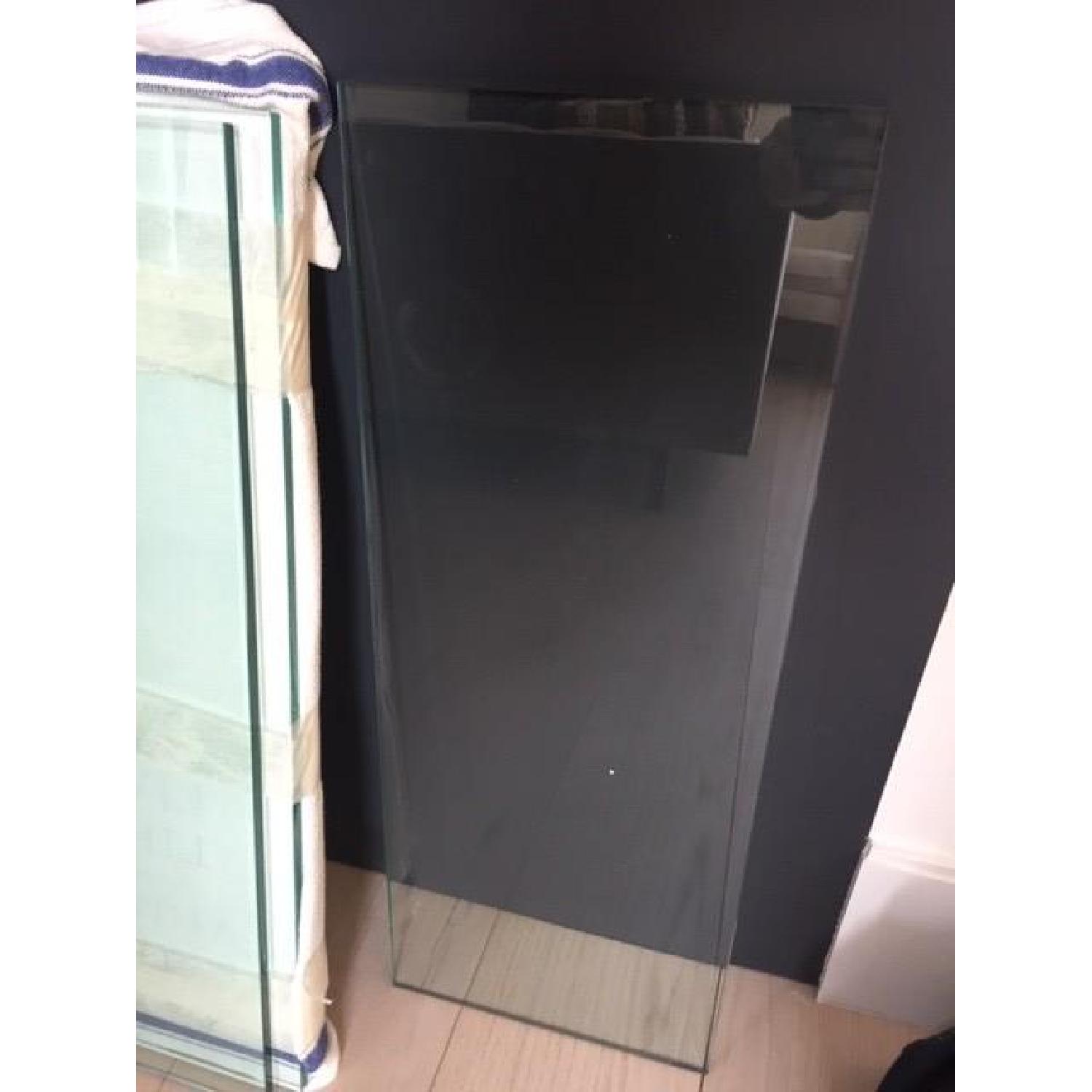 CB2 Tesso Metal & Glass Bookshelf - image-1