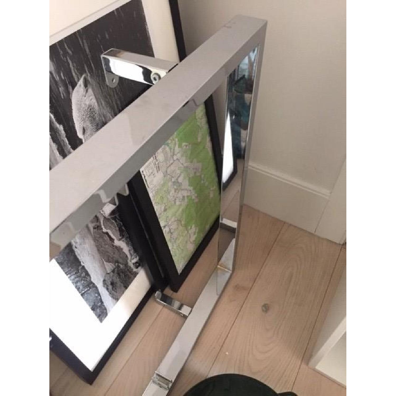 CB2 Tesso Metal & Glass Bookshelf - image-2