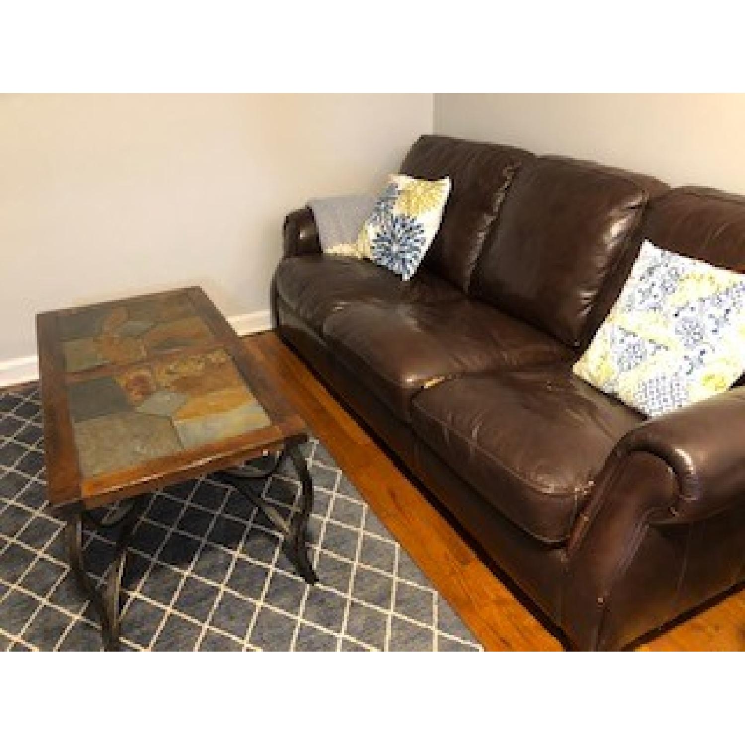 Raymour & Flanigan Coffee Table + 2  End Tables - image-4