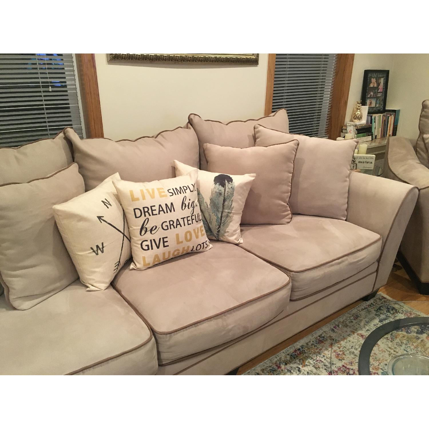 Raymour & Flanigan Briarwood Microfiber Sofa - image-5