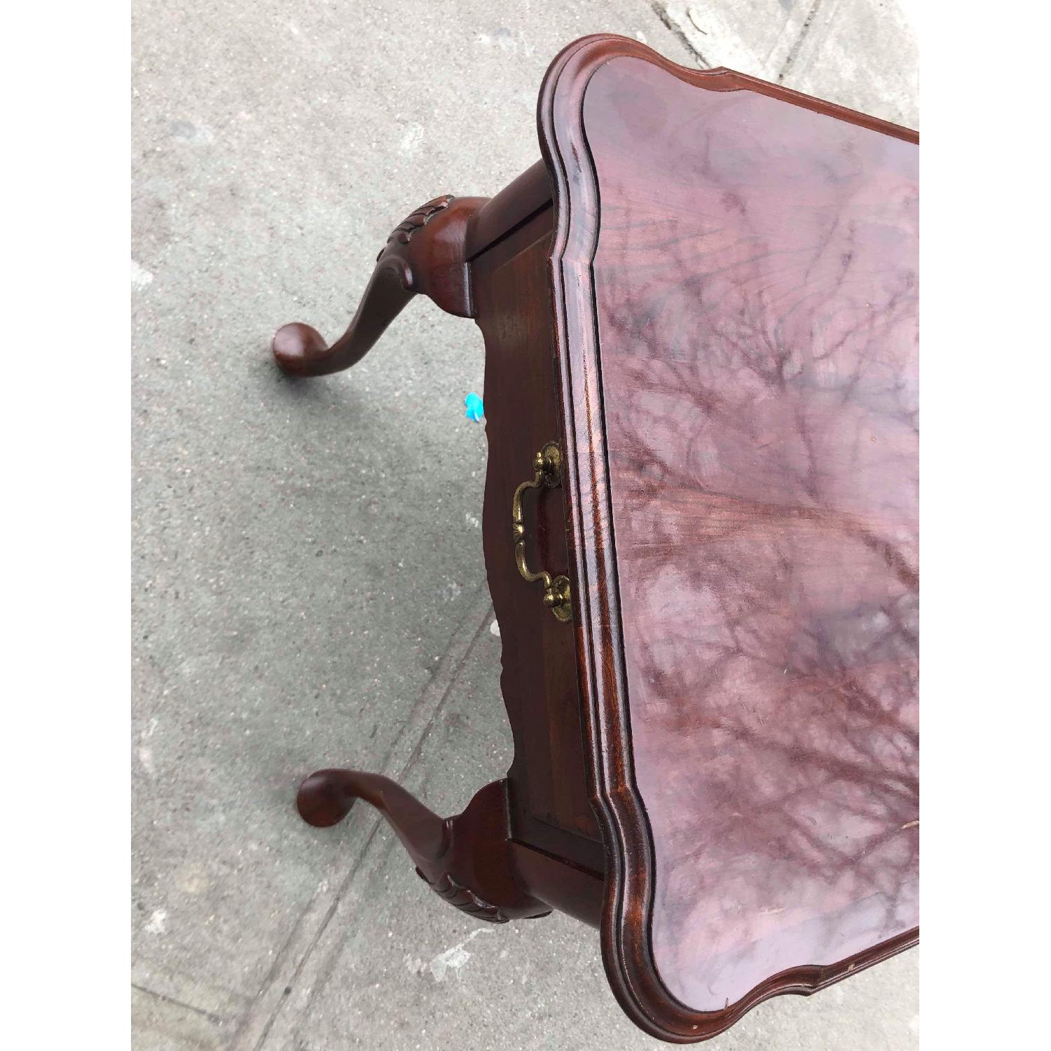 Ethan Allen Side Table w/ Drawer - image-7