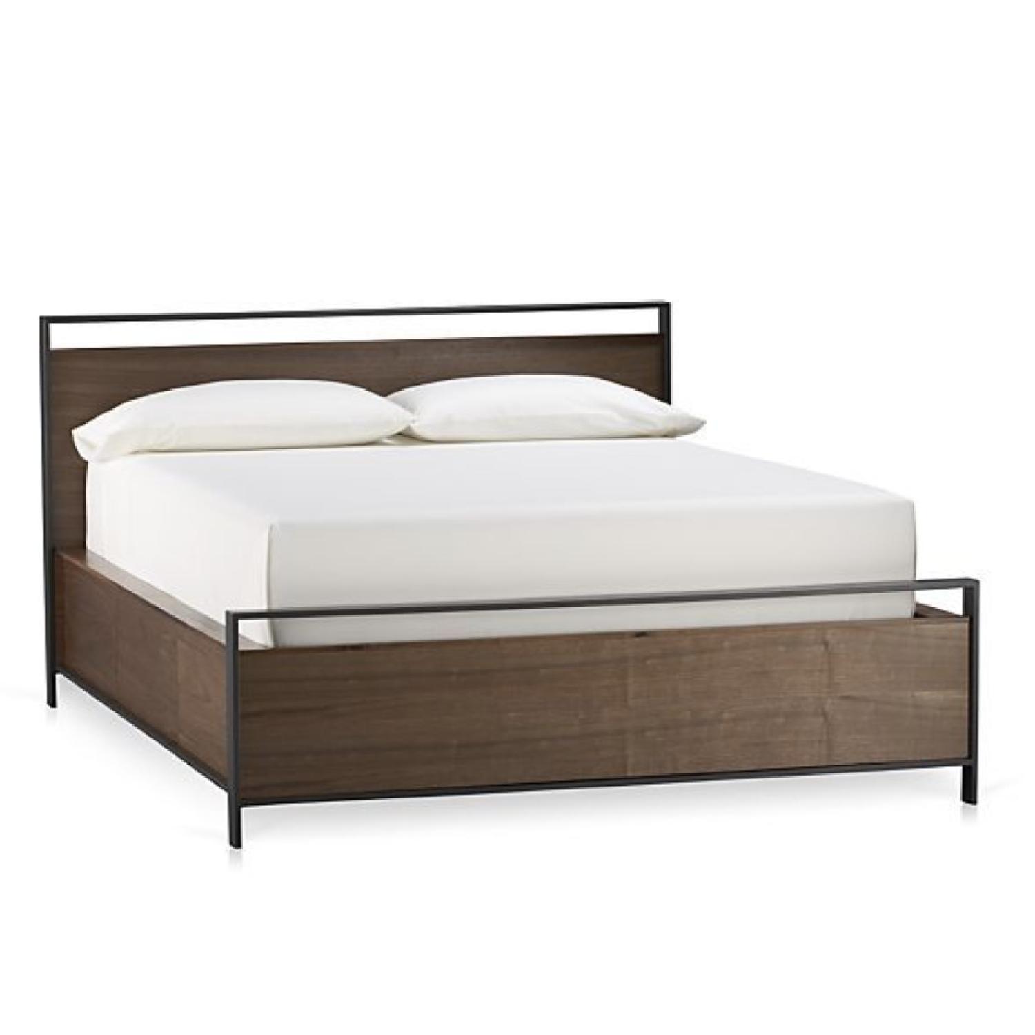 Crate & Barrel Bowery Storage Queen Bed - image-0