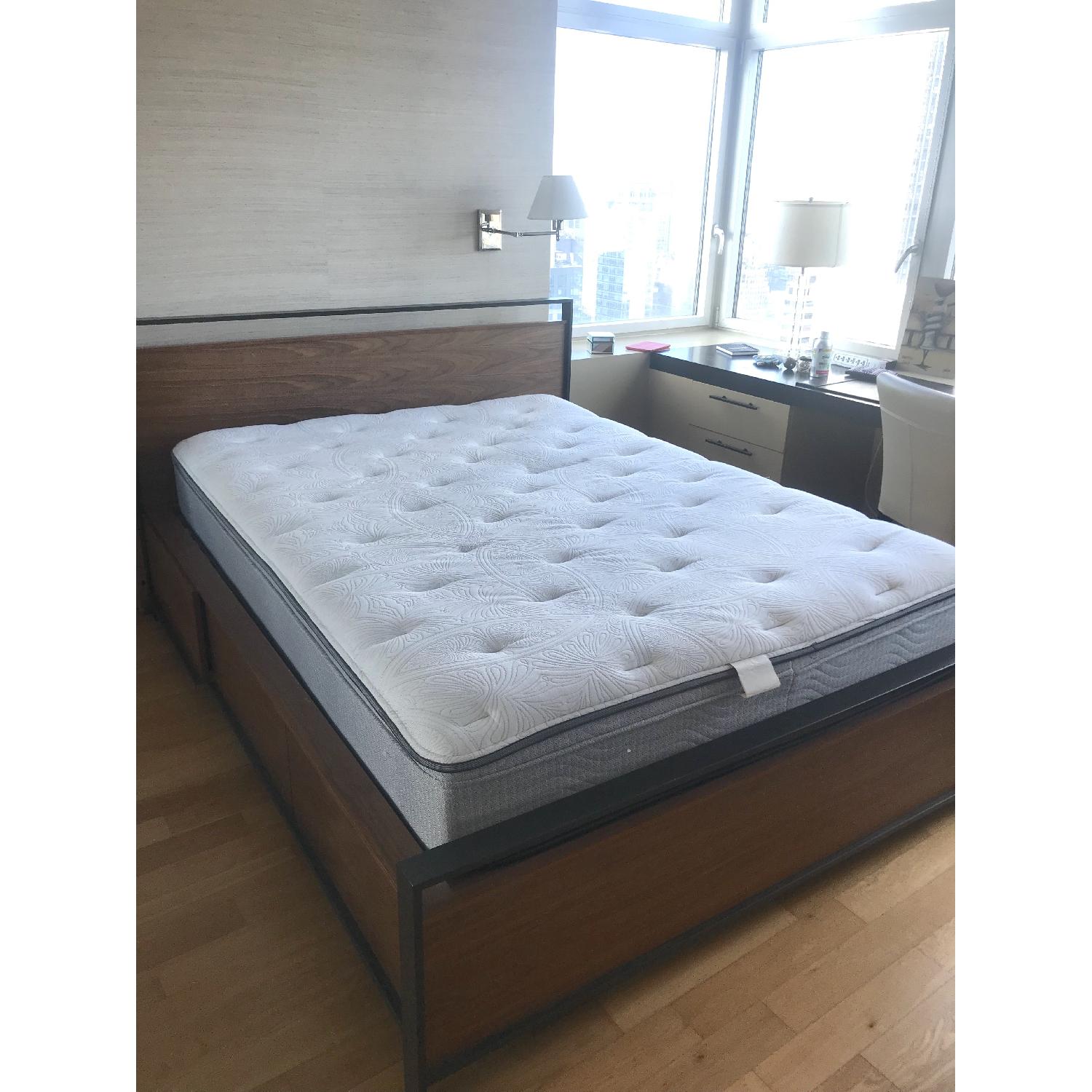 Crate & Barrel Bowery Storage Queen Bed - image-2