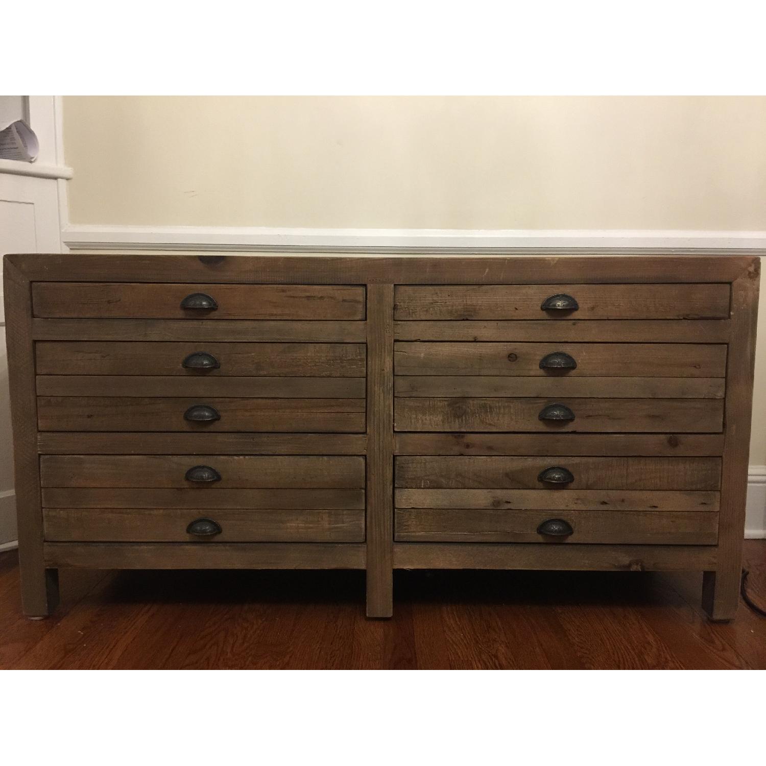 Restoration Hardware Printmaker's 6 Drawer Dresser - image-1