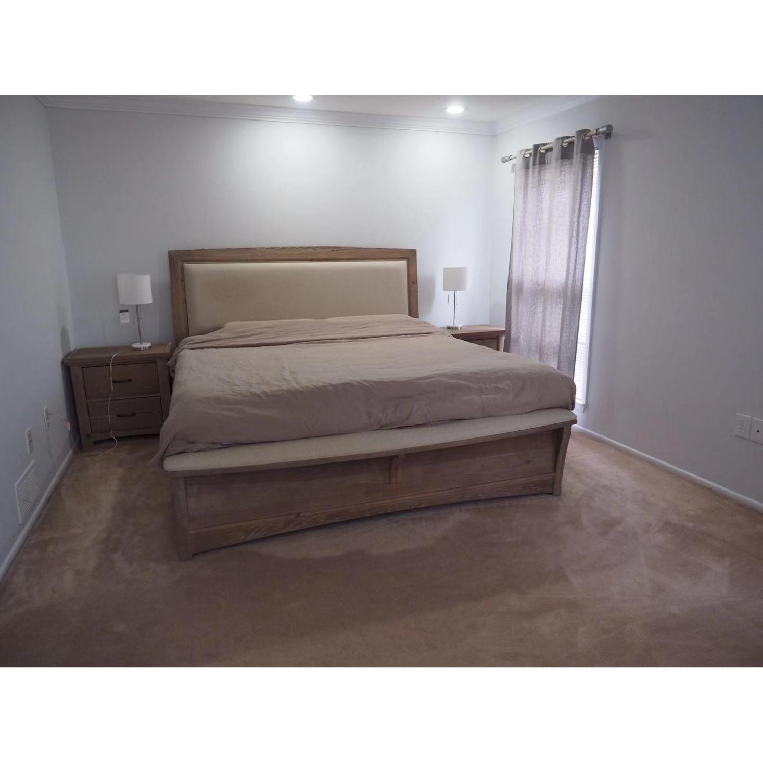 Costco Chambers Collection Dual Storage King Size Bed - image-1