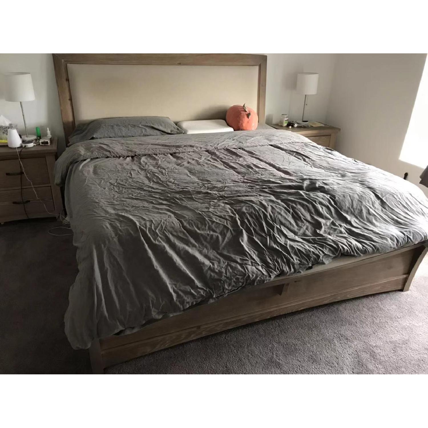 Costco Chambers Collection Dual Storage King Size Bed - image-3