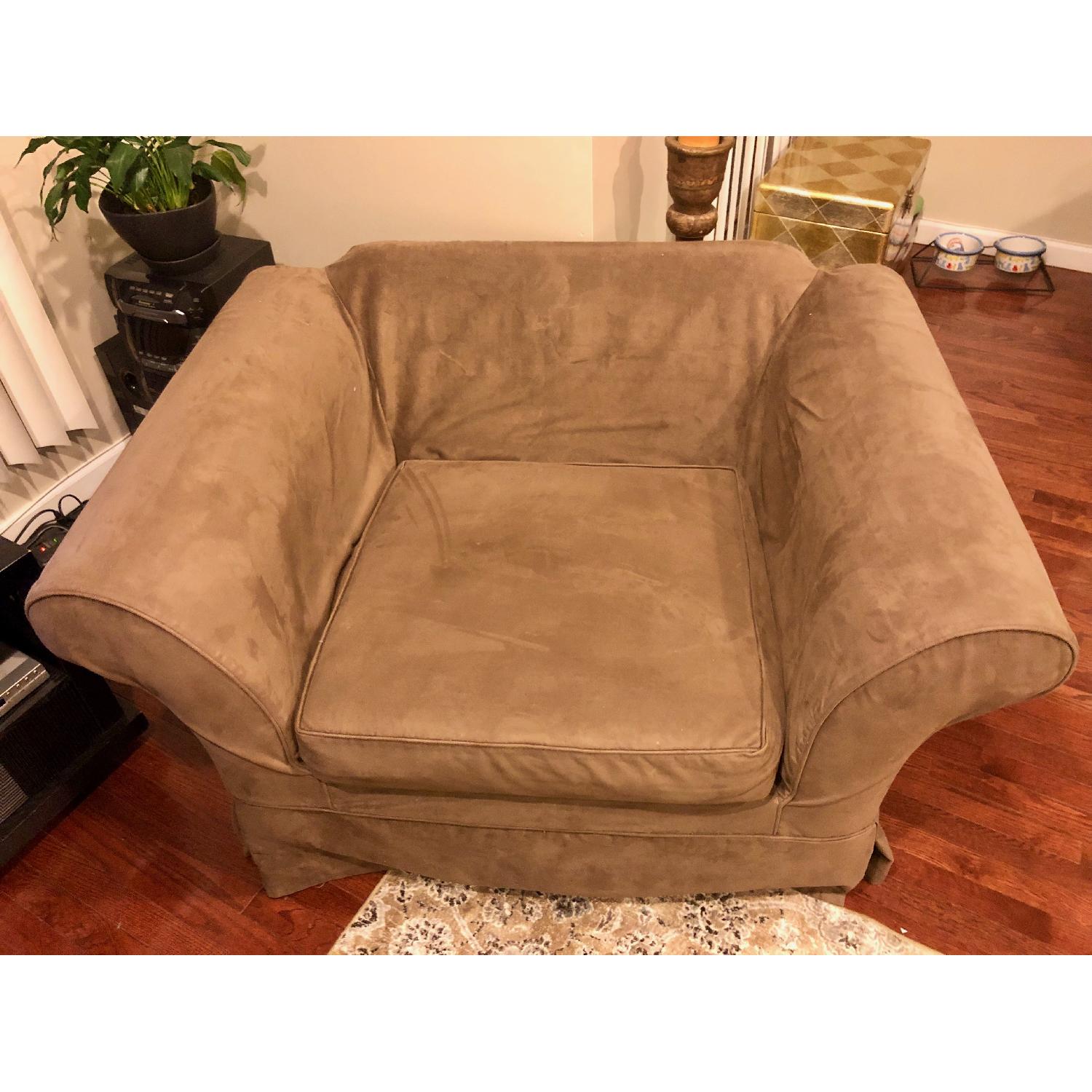 Pottery Barn Charleston Slipcover Sofa + Chair and a Half - image-4