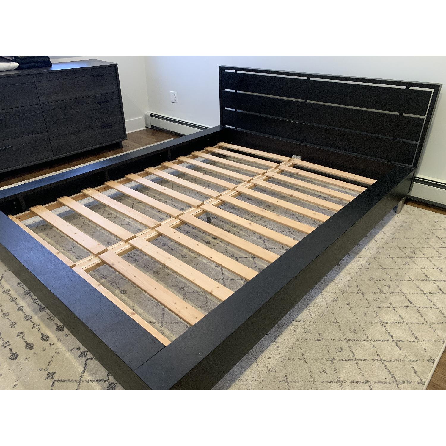 BoConcept Black Platform Bed Frame - image-1