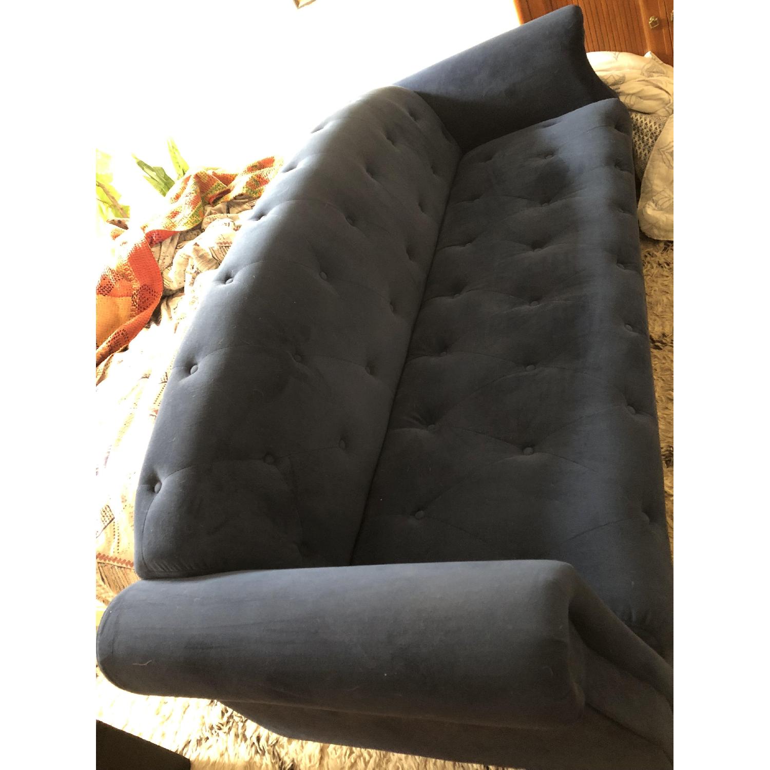 Urban Outfitters Sabina Velvet Tufted Sofa - image-3