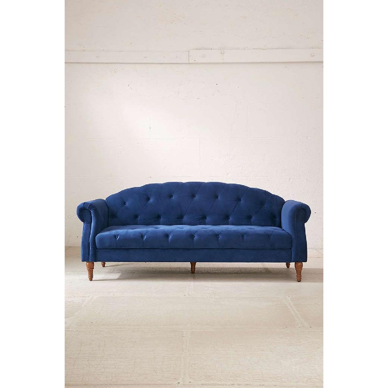 Urban Outfitters Sabina Velvet Tufted Sofa - image-5