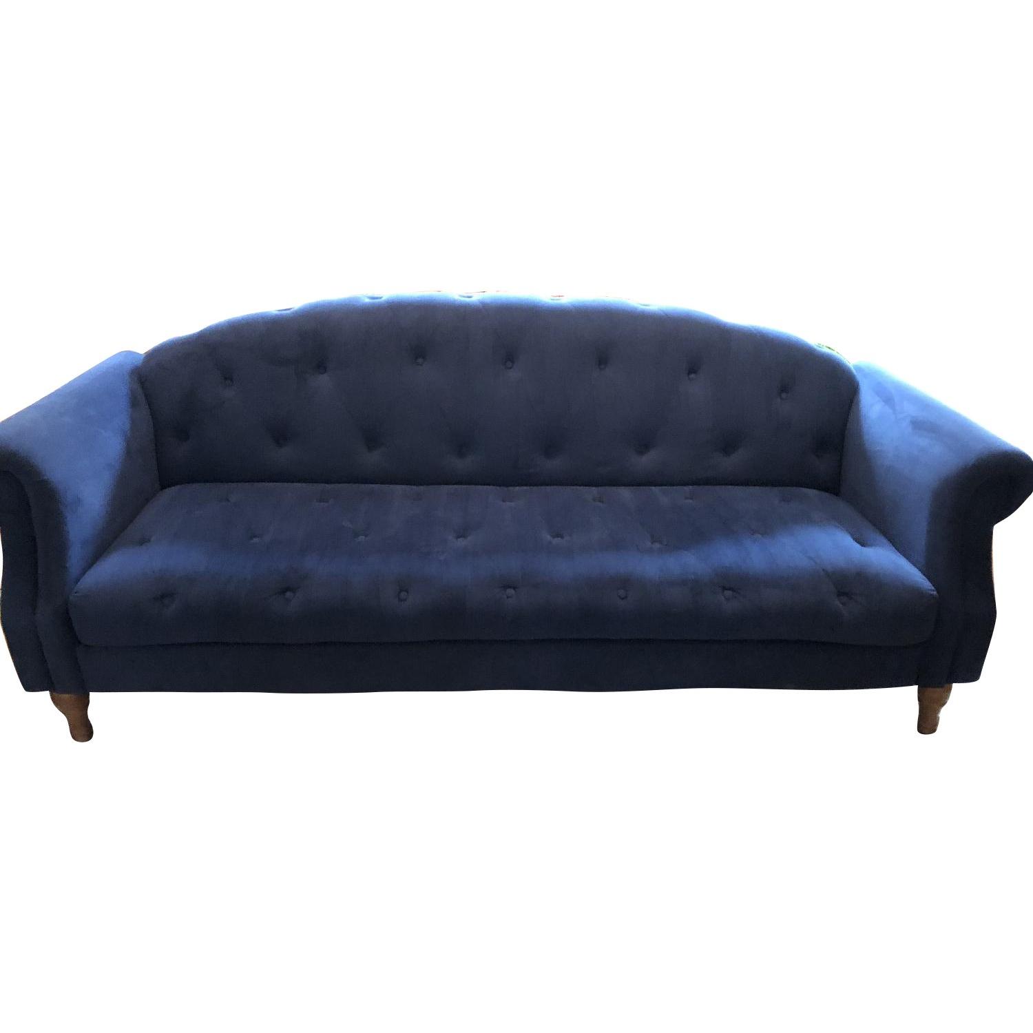 Urban Outfitters Sabina Velvet Tufted Sofa - image-0