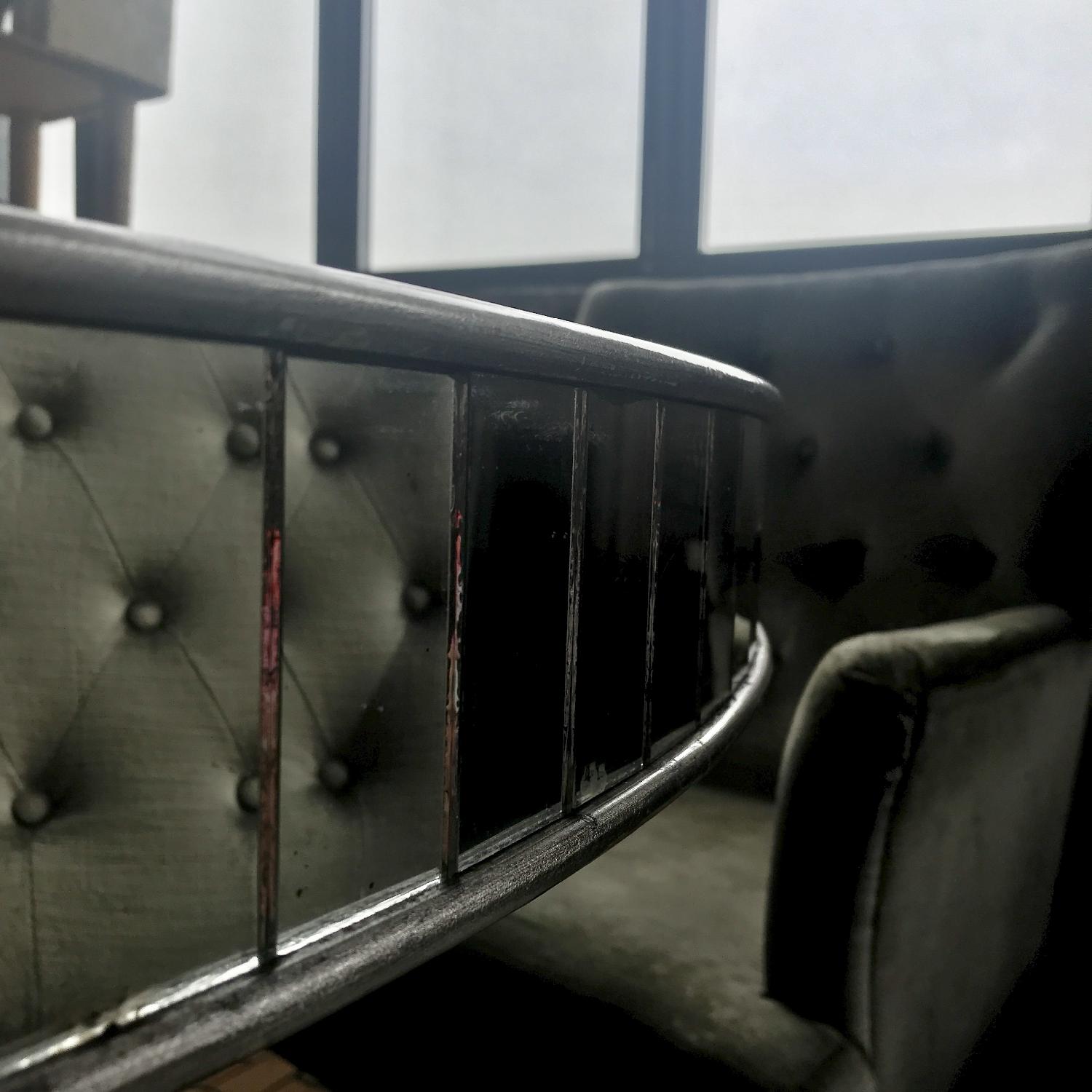 Z Gallerie Mirrored Venetian Dining Table w/ 4 Chairs - image-3