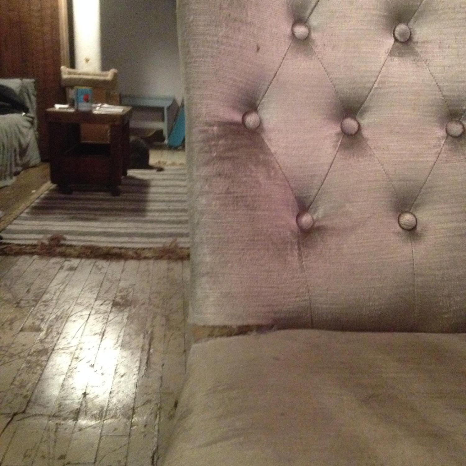 Z Gallerie Mirrored Venetian Dining Table w/ 4 Chairs - image-5