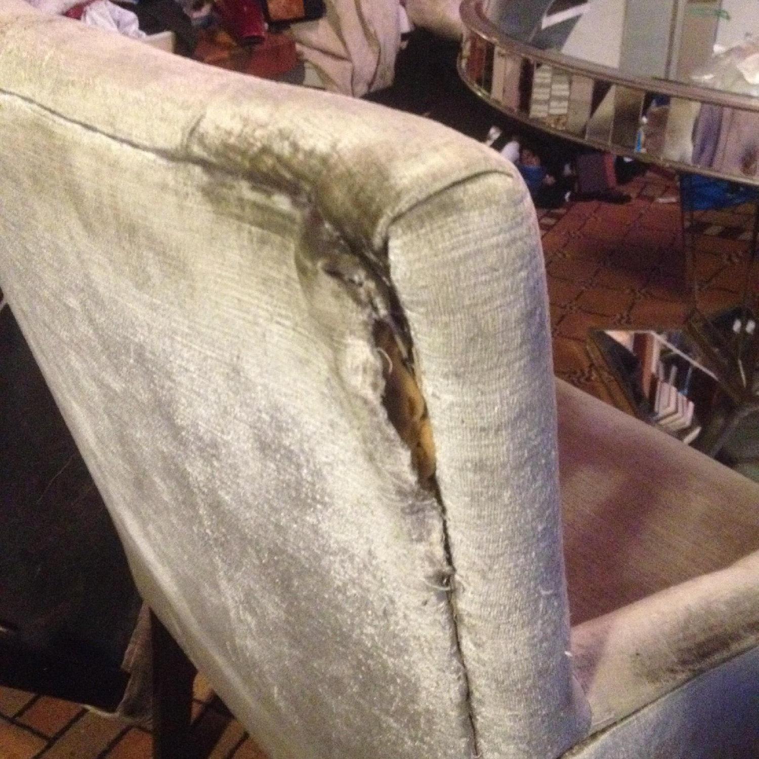 Z Gallerie Mirrored Venetian Dining Table w/ 4 Chairs - image-9