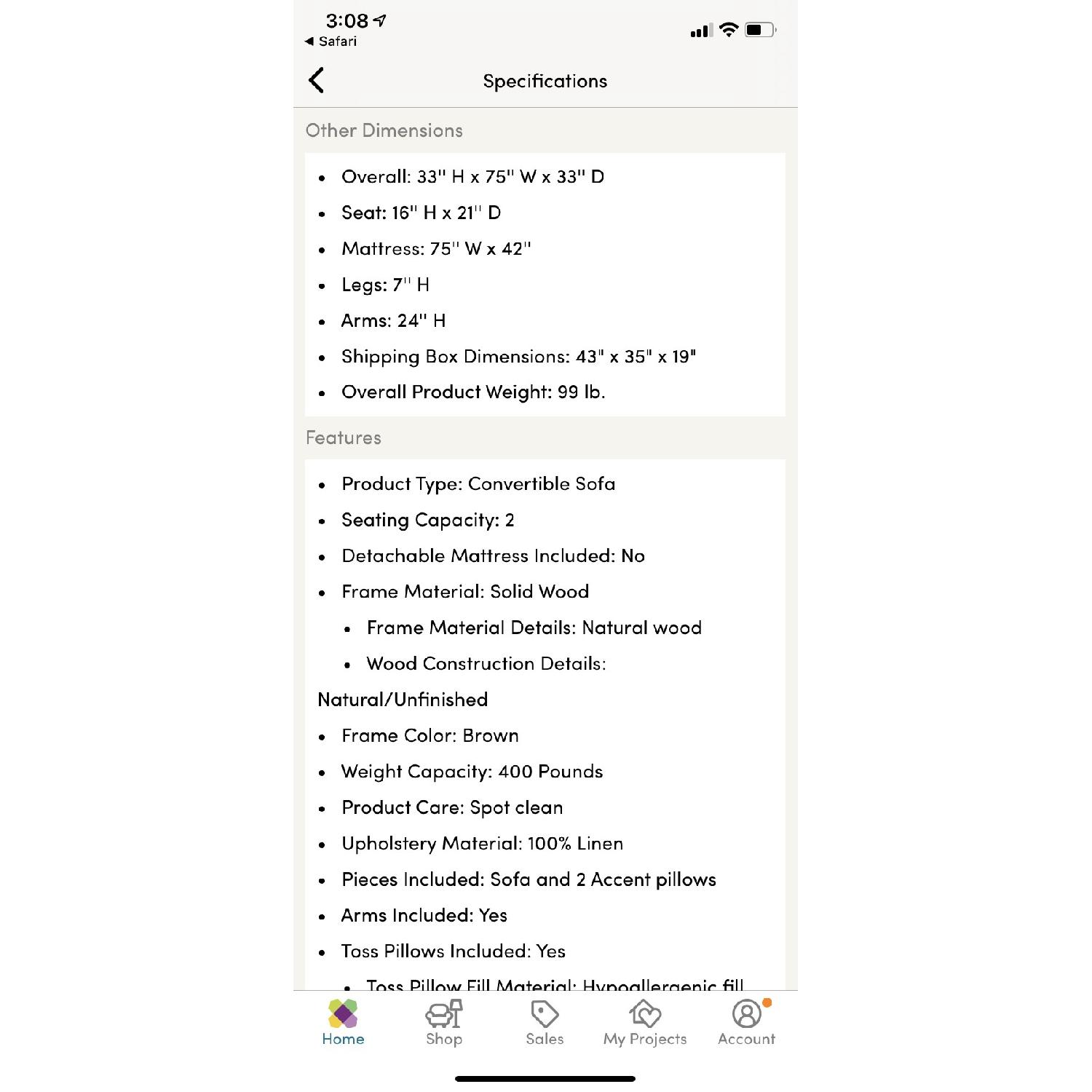 Ebern Designs Elvie Convertible Sofa - image-2