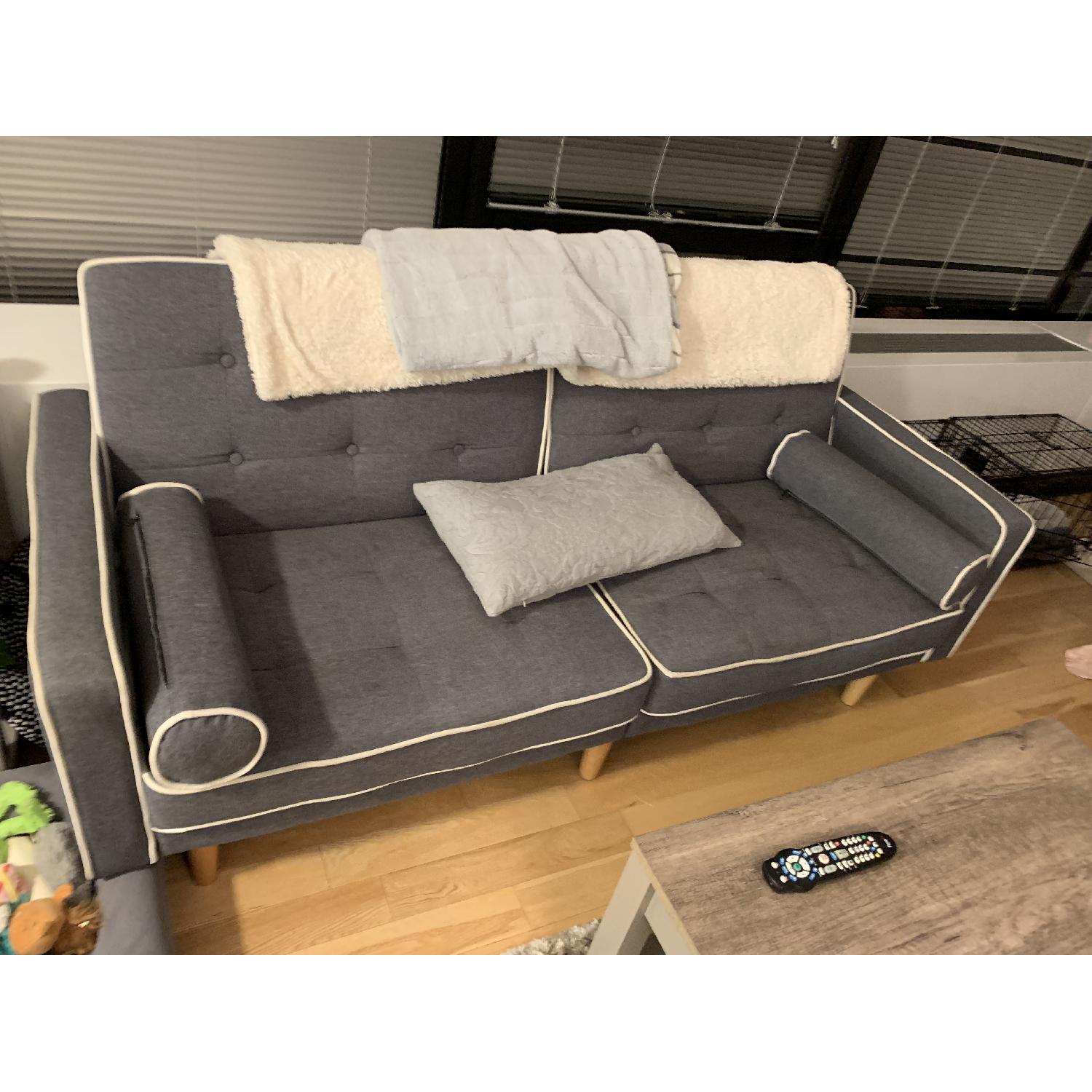 Ebern Designs Elvie Convertible Sofa - image-4