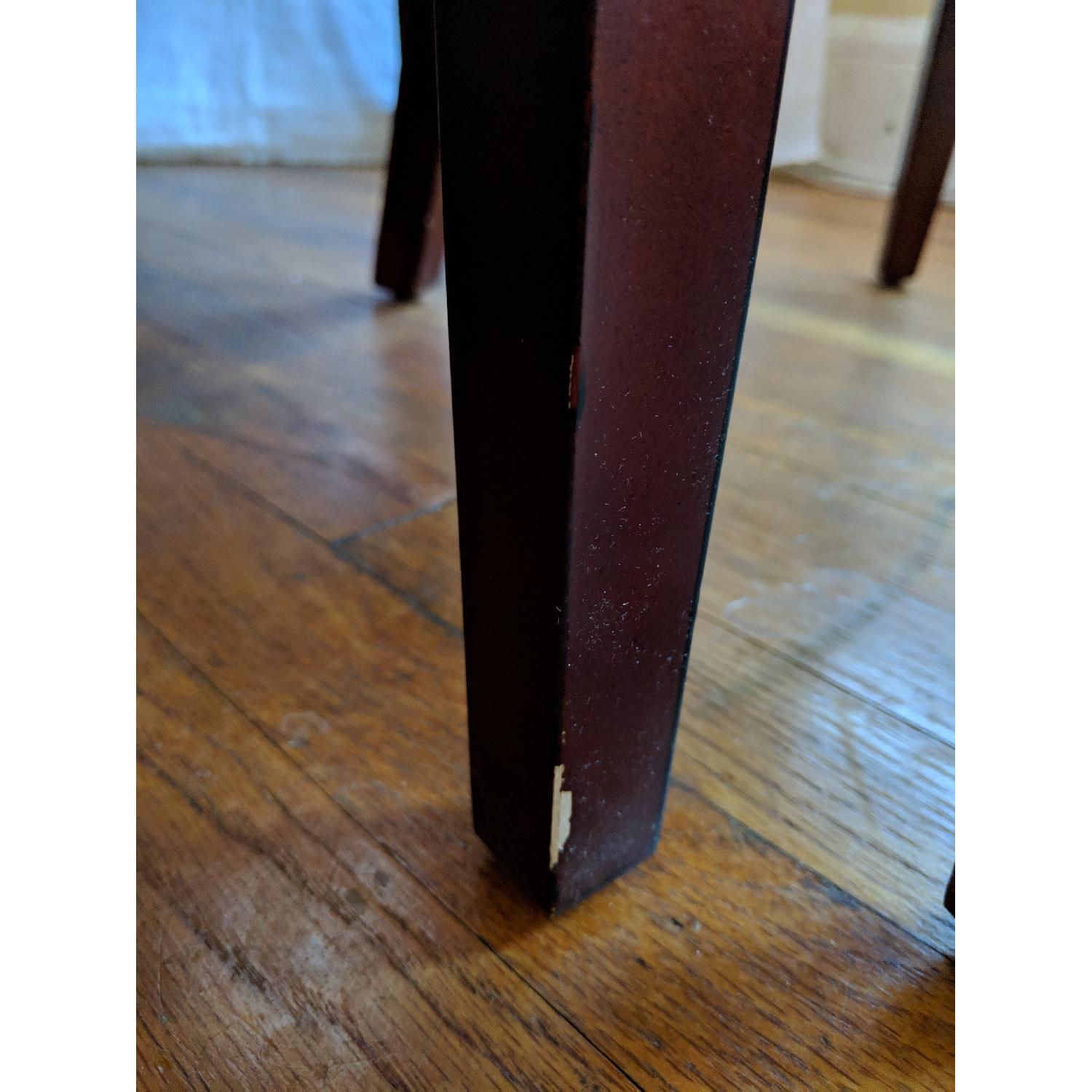 Modern Upholstered Rolled Back Dining Chairs - image-11