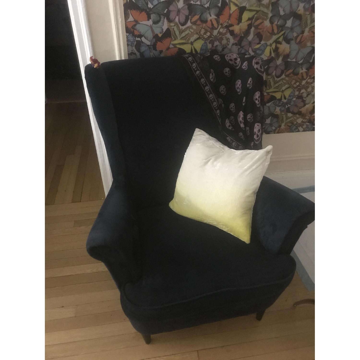 Ikea Strandmon Wing Chair & Ottoman - image-3