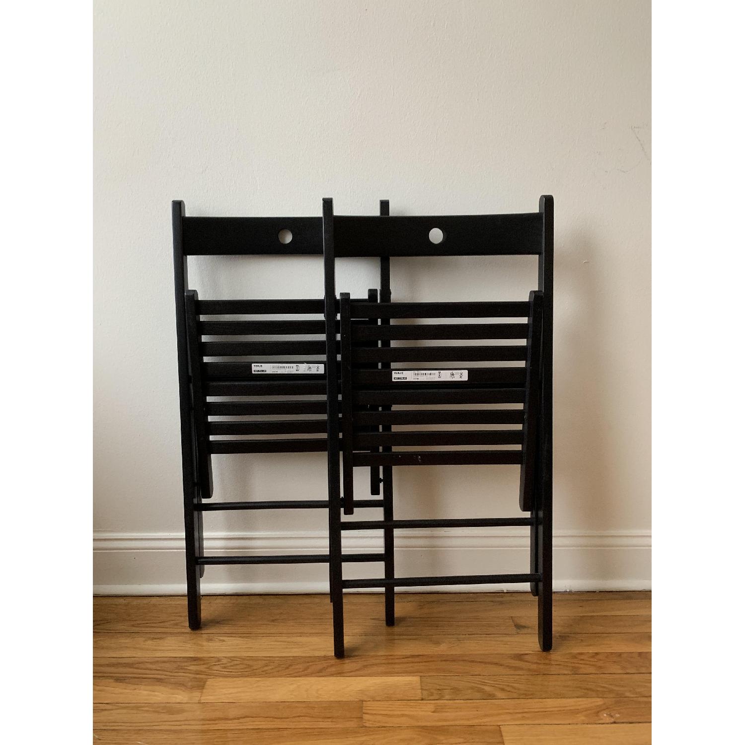IKEA テリエ TERJE 4脚セット IKEA TERJE FRÖSVI 木製折りたたみチェア 4脚セット ナチュラル