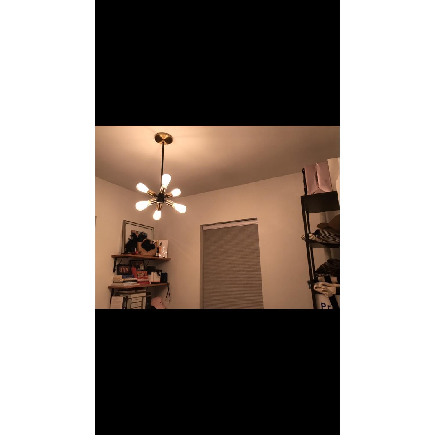 West Elm Mobile Chandelier w/ Edison Bulbs - image-2