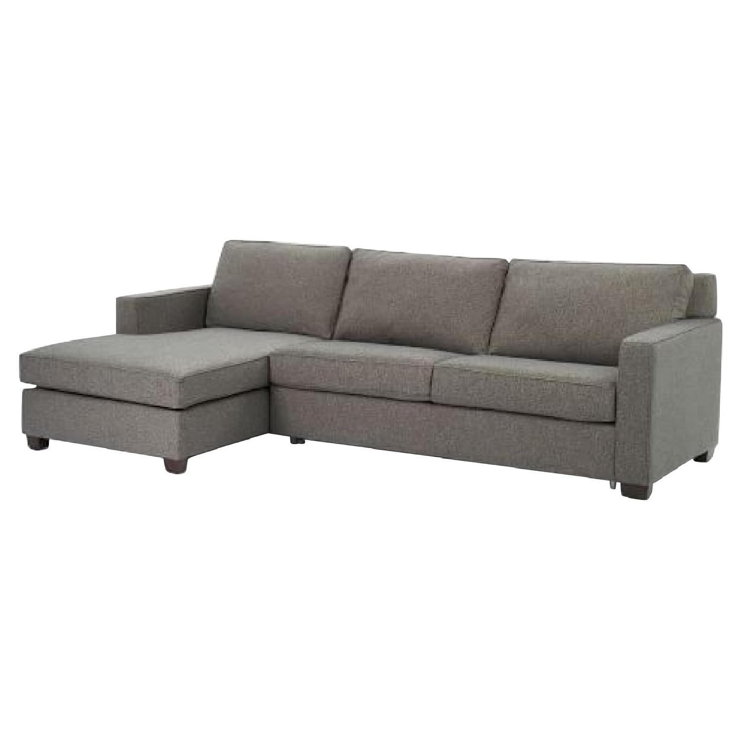 West Elm Henry Sleeper Sectional Sofa w/ Storage - image-0