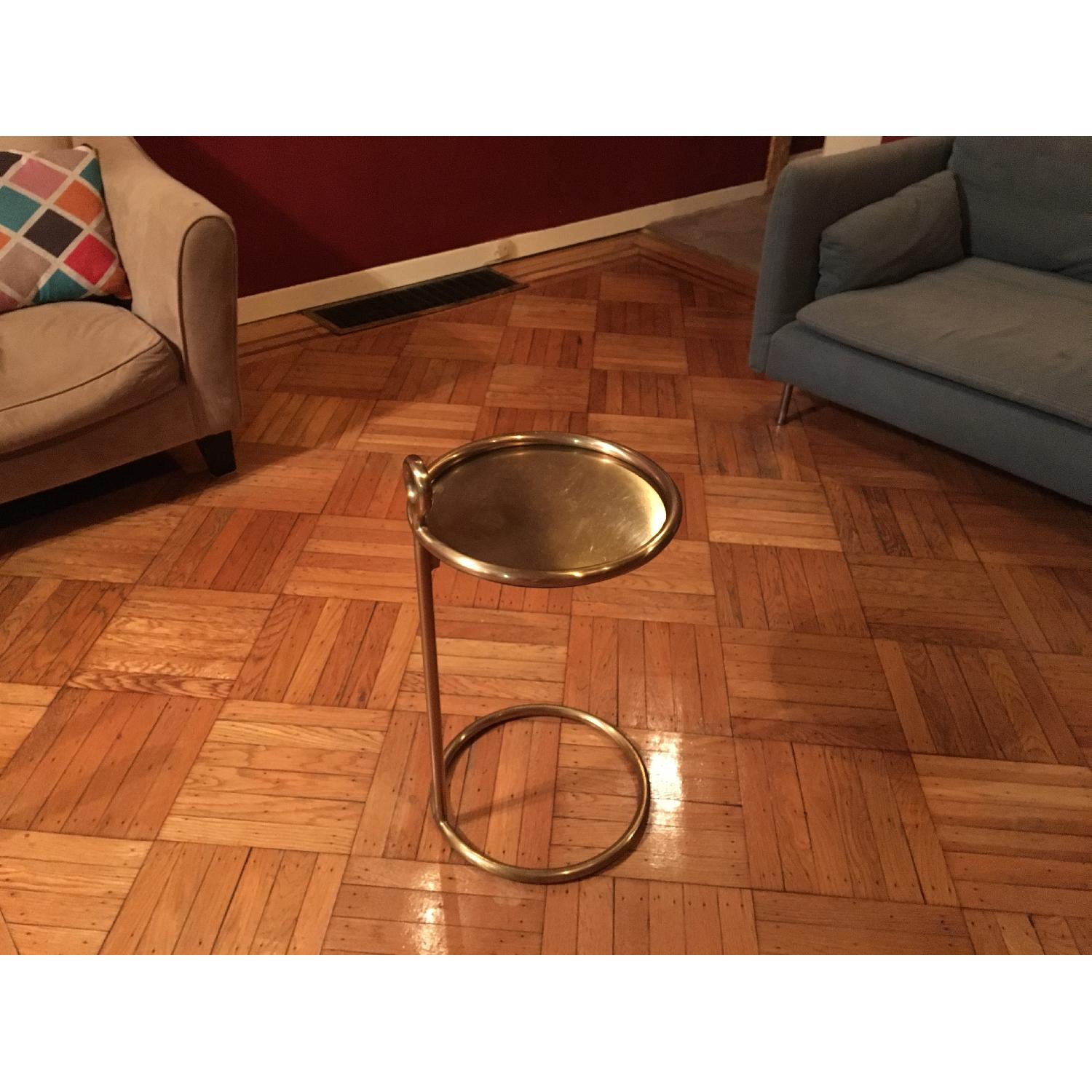CB2 Brass C Table - image-1