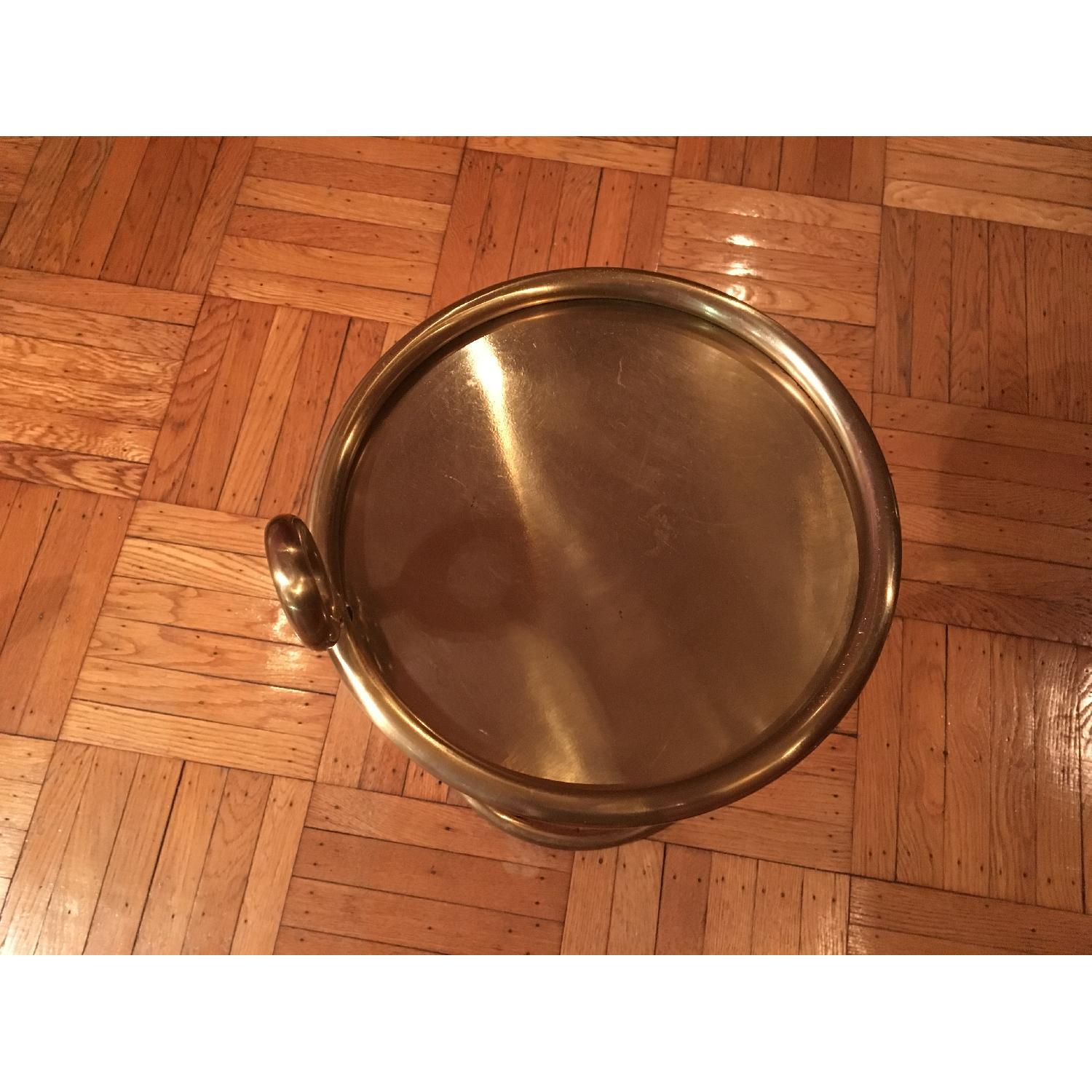 CB2 Brass C Table - image-2