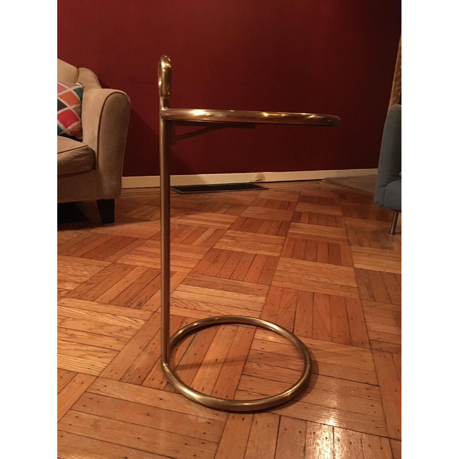 CB2 Brass C Table - image-3