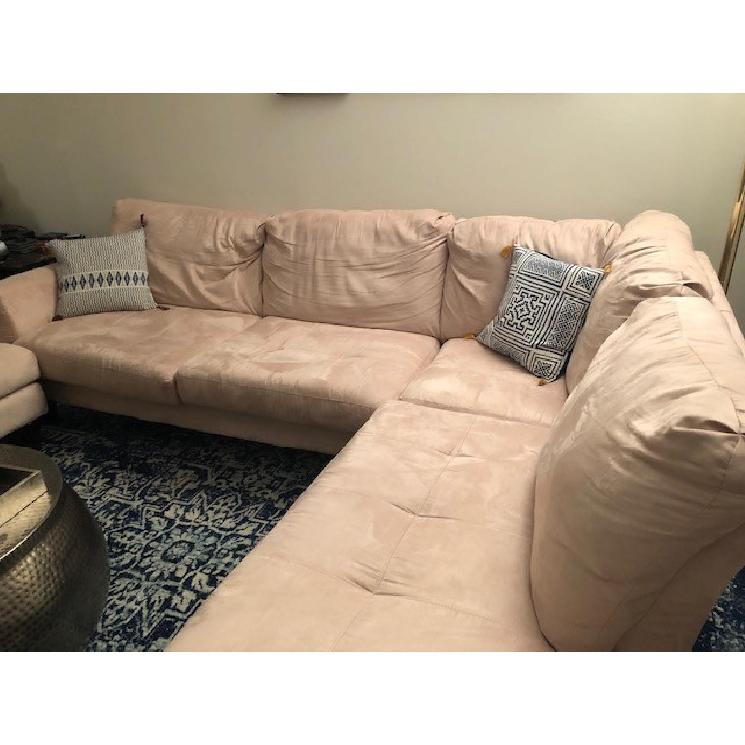 Jennifer Convertibles Haney 2-Piece Sectional Sofa & Ottoman - image-1