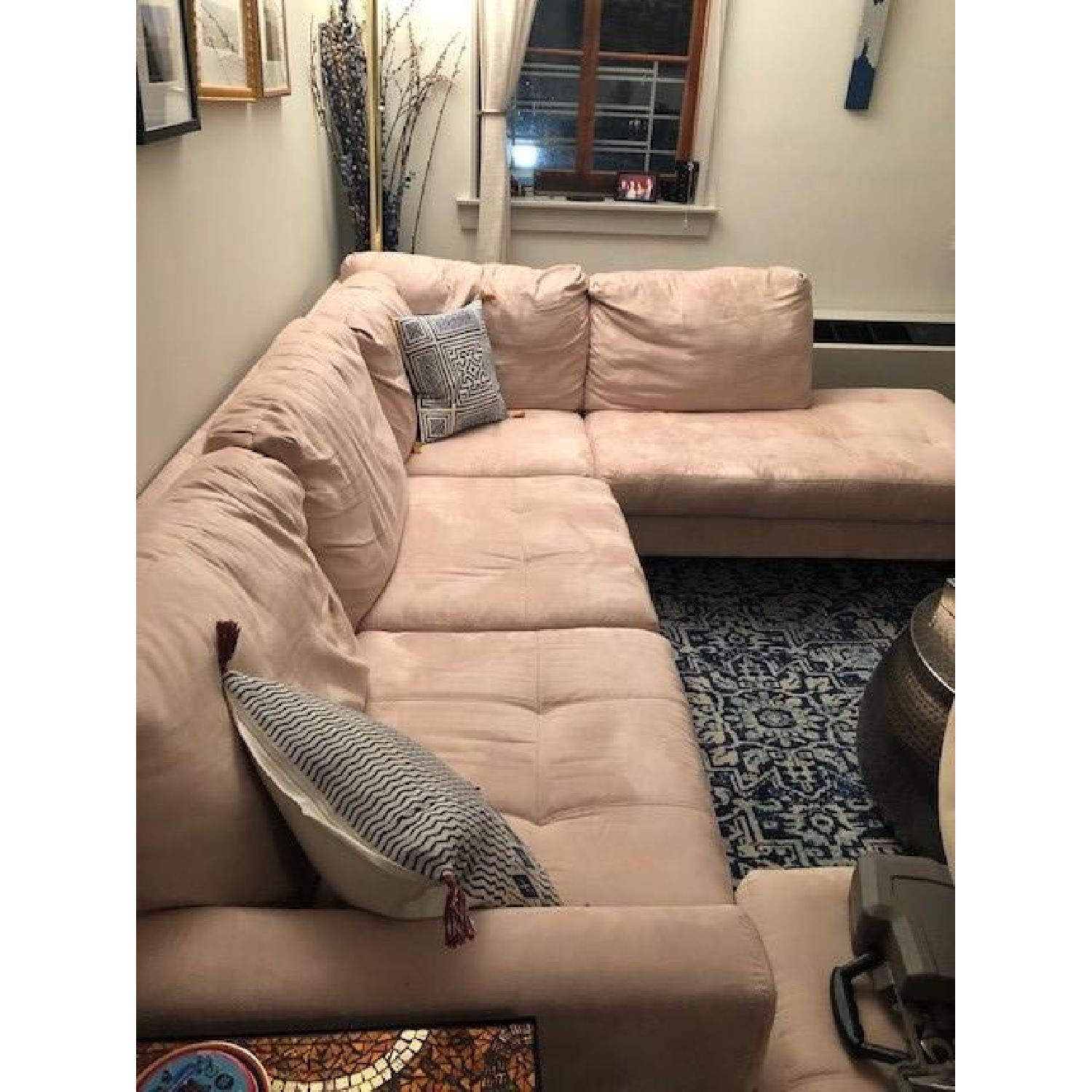 Jennifer Convertibles Haney 2-Piece Sectional Sofa & Ottoman - image-3