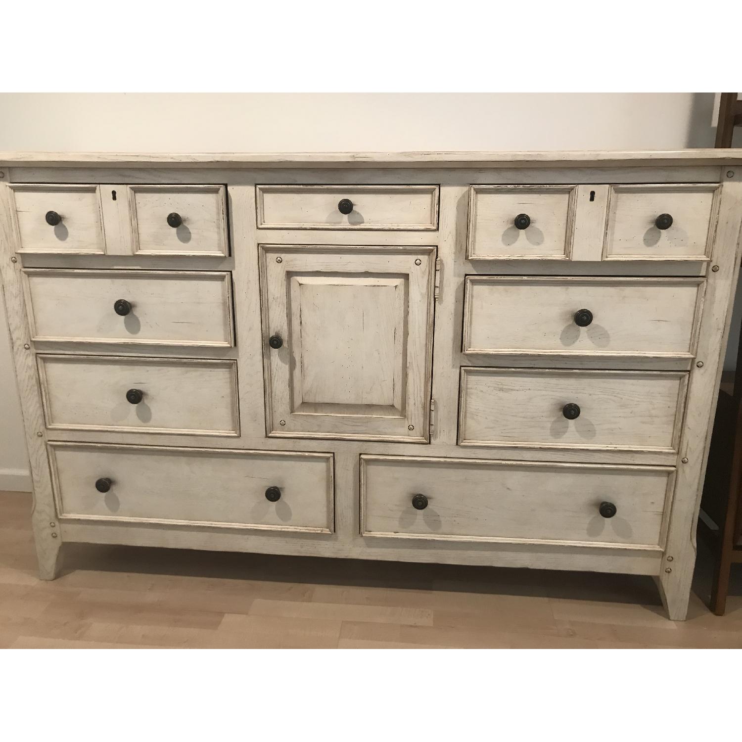Thomasville Vintage White Dresser - image-2