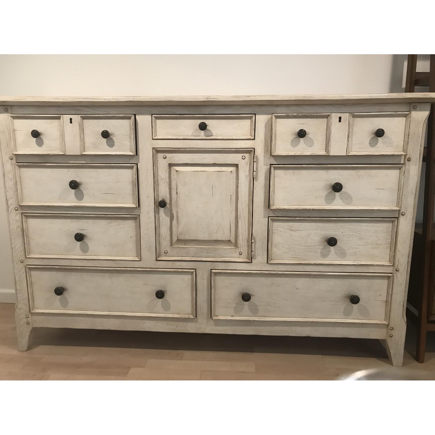 Thomasville Vintage White Dresser - image-3