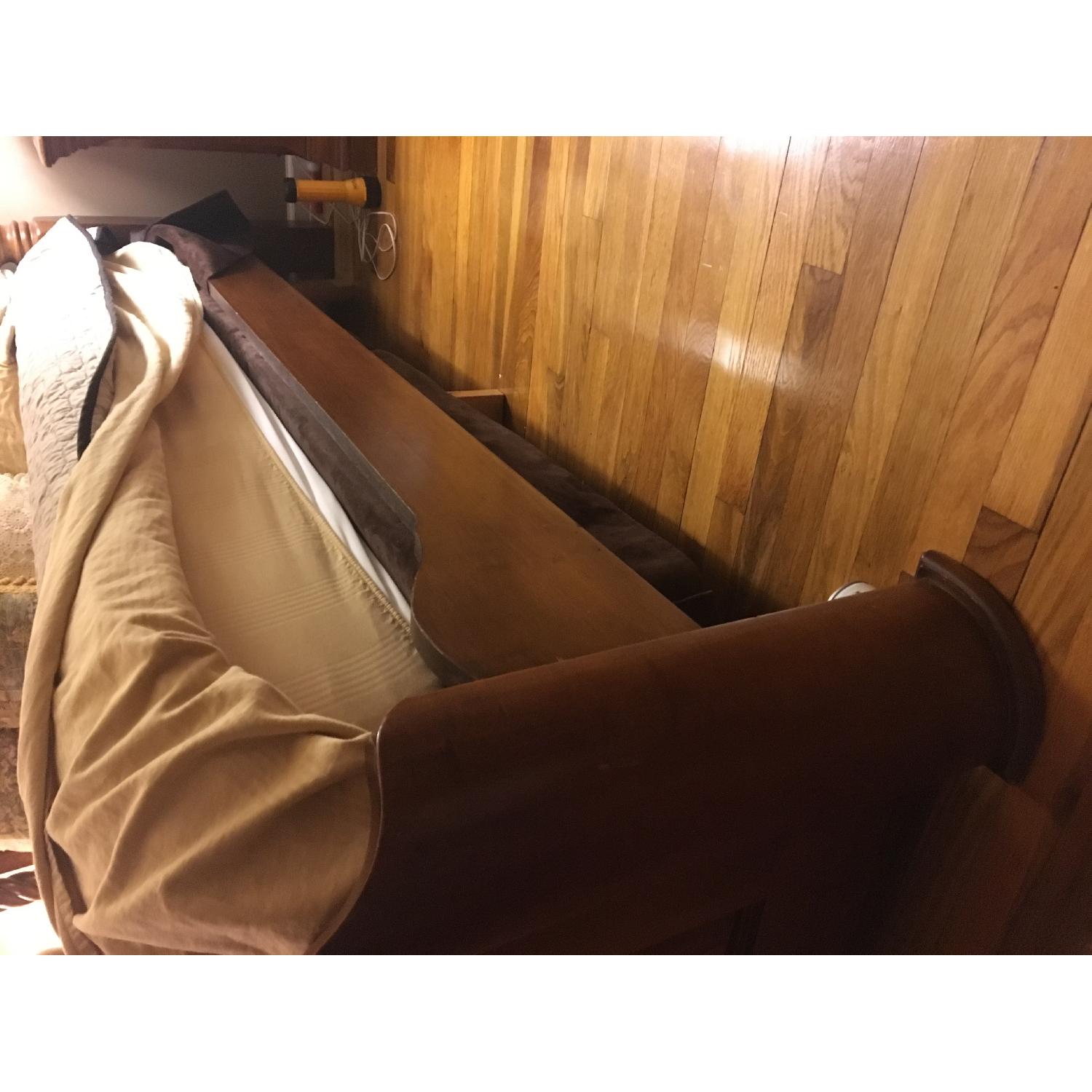 Sumpter Furniture King Size Cherry Wood Bed - image-1