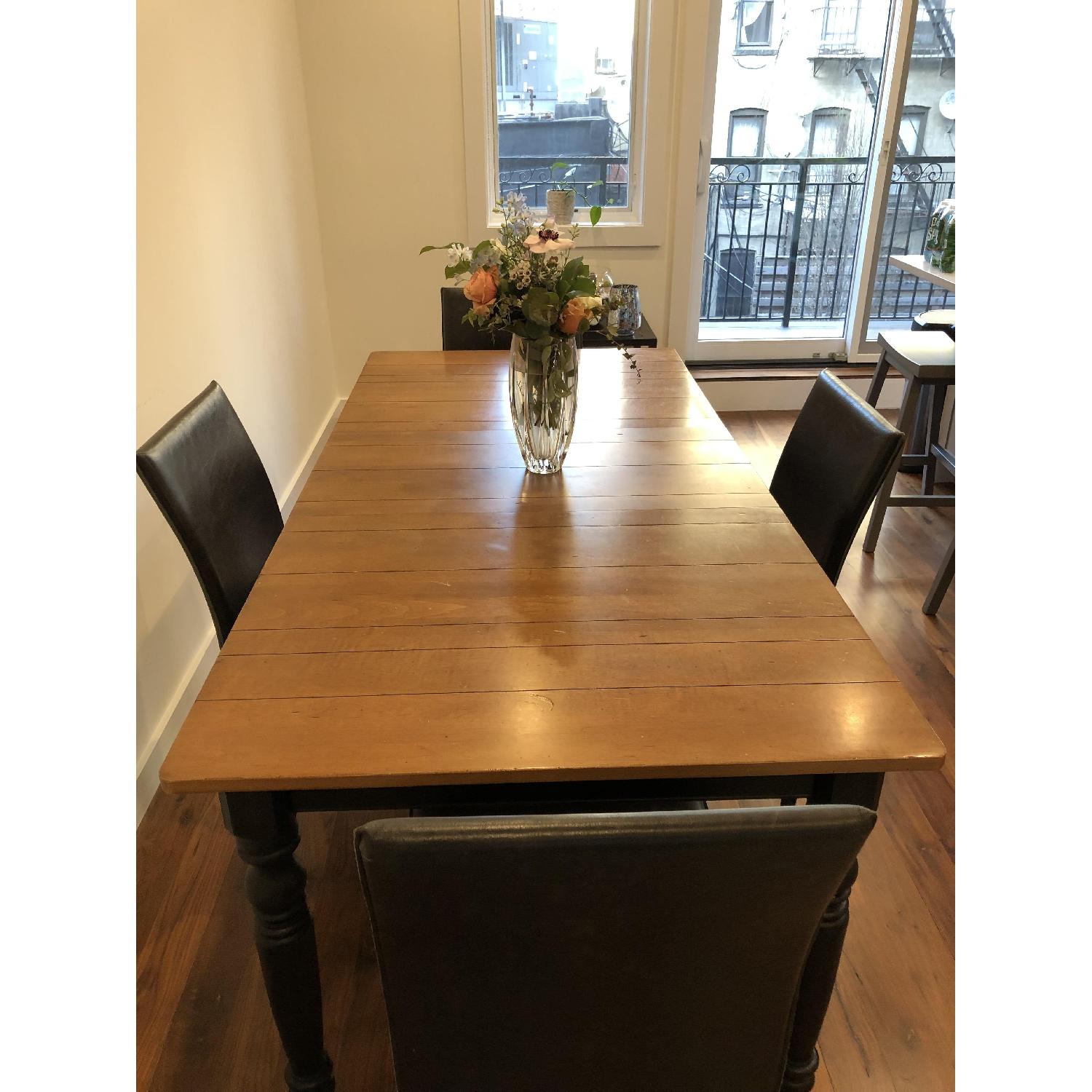 Ethan Allen Miller Expandable Dining Table - image-2